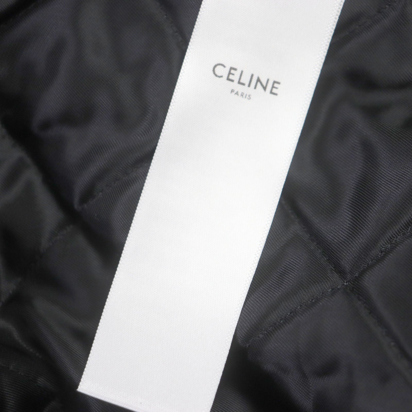 Celine Zebra Pattern Logo Embroidered Track Jacket