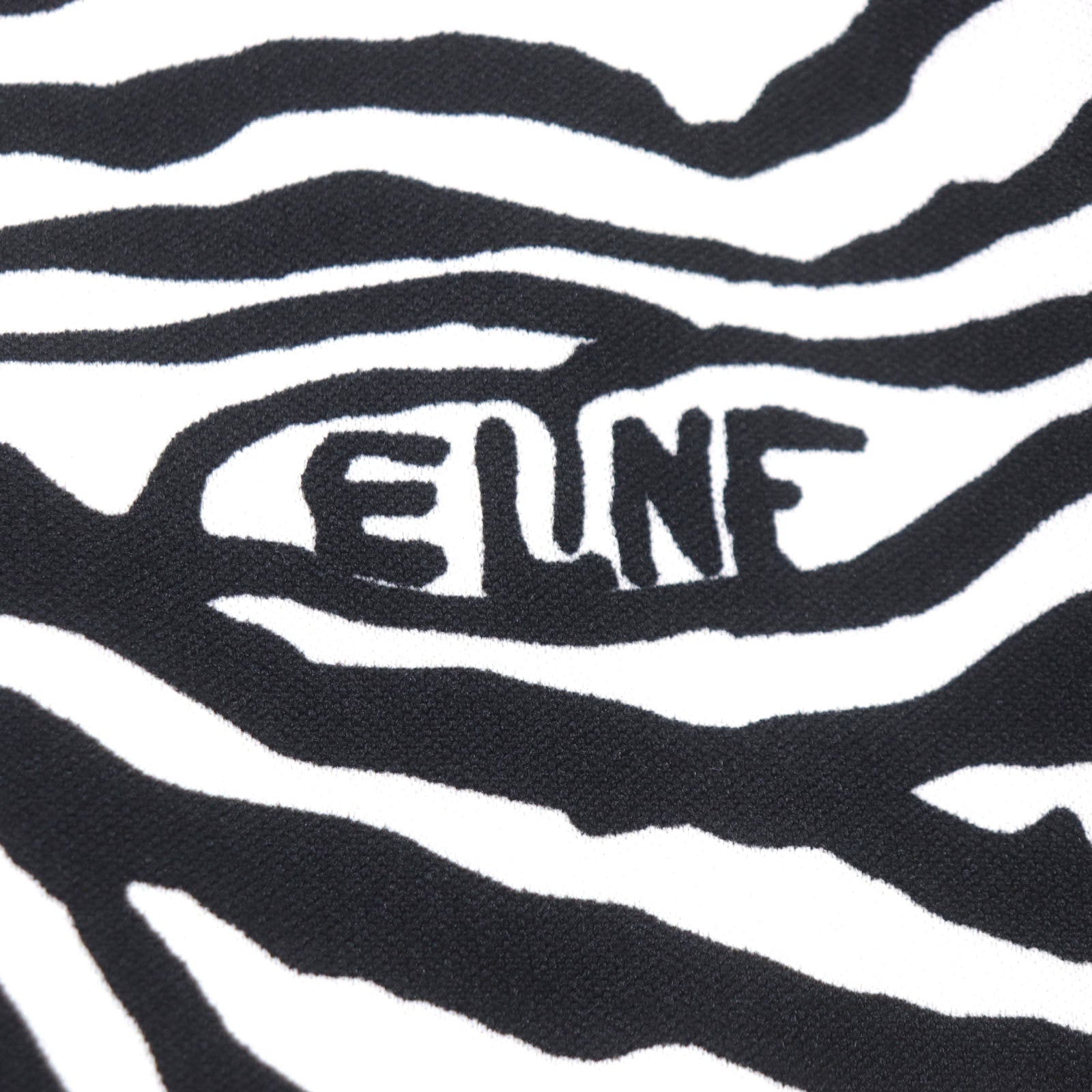 Celine Zebra Pattern Logo Embroidered Track Jacket