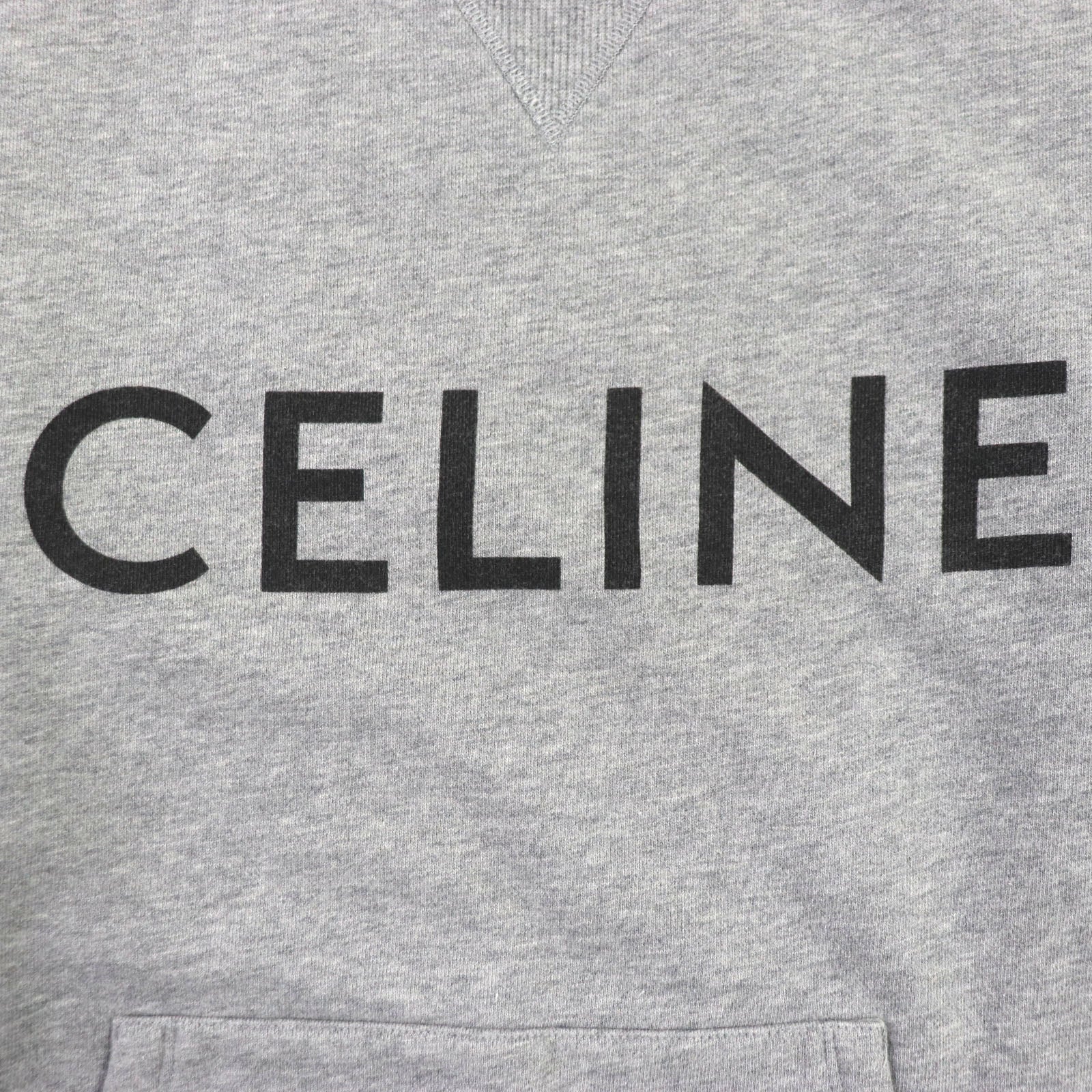 Celine Cotton Logo Print Sweatshirt Pullover