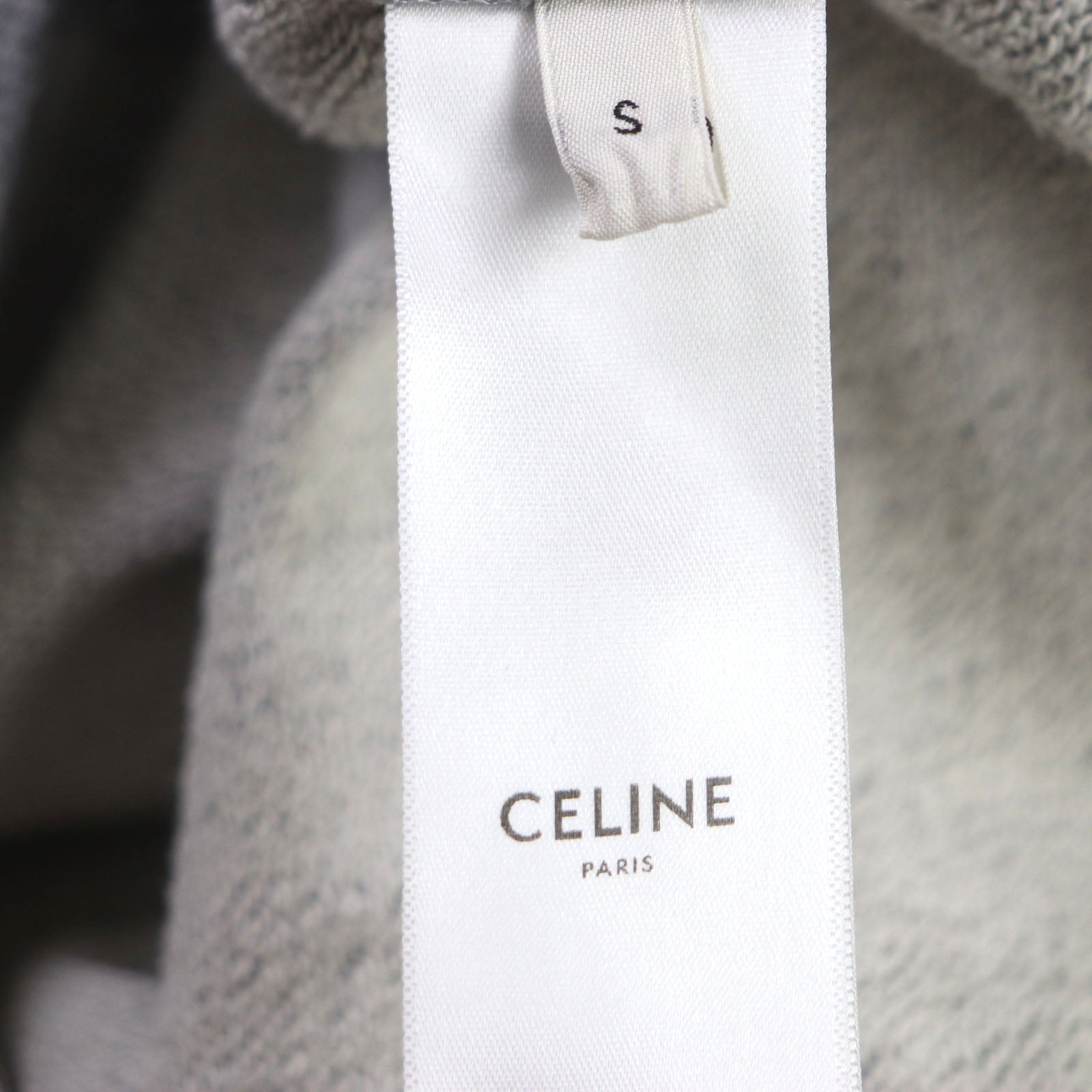 Celine Cotton Logo Print Sweatshirt Pullover