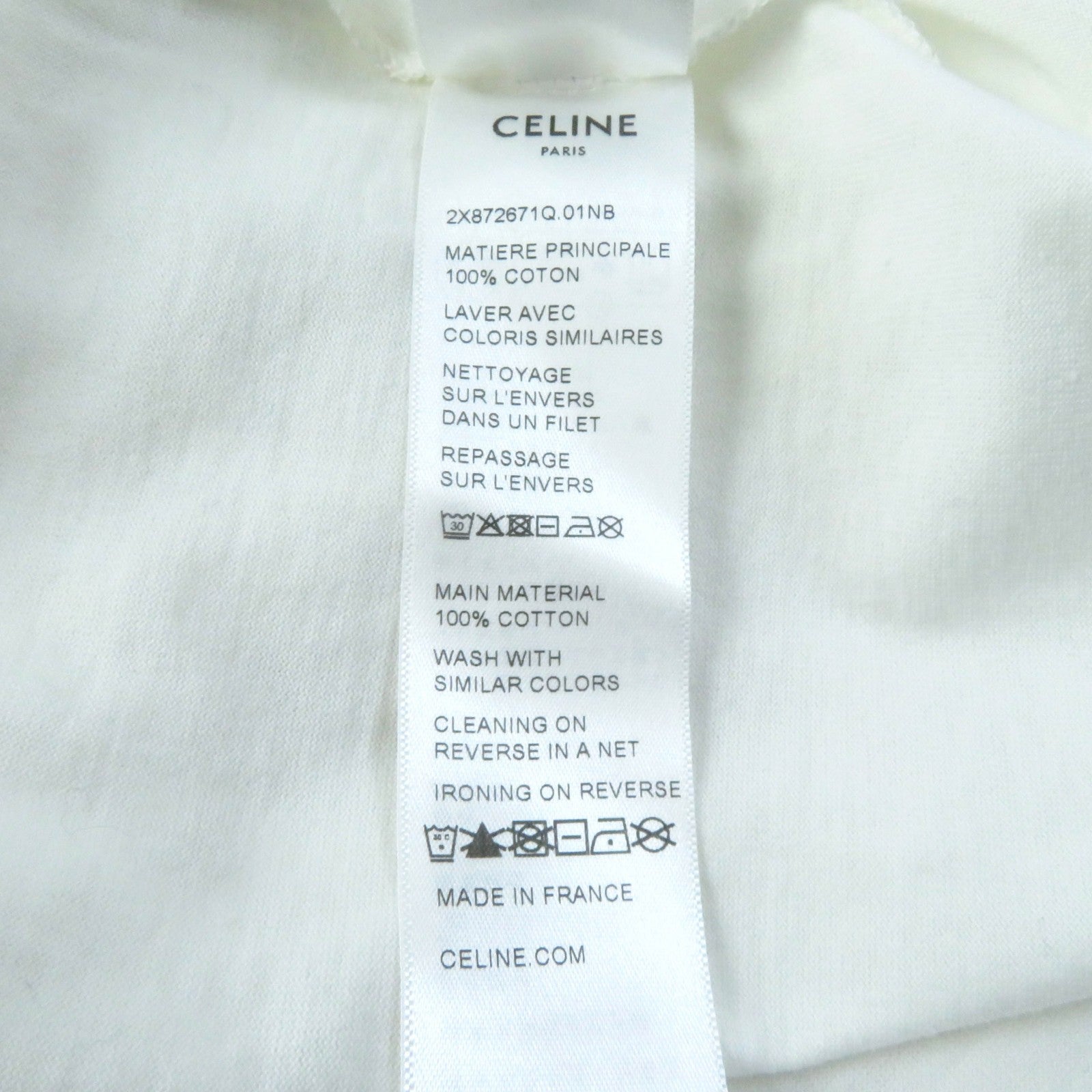 CELINE Cotton Jersey T-Shirt Women