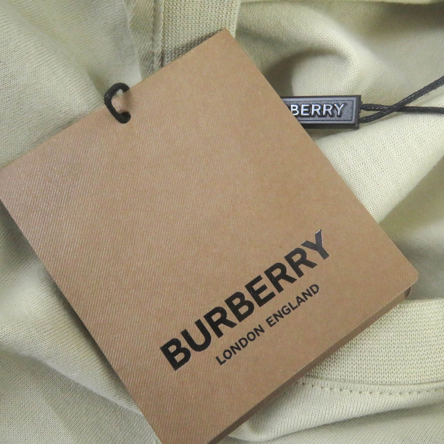 Burberry Cotton Crew Neck T-shirt Khaki M