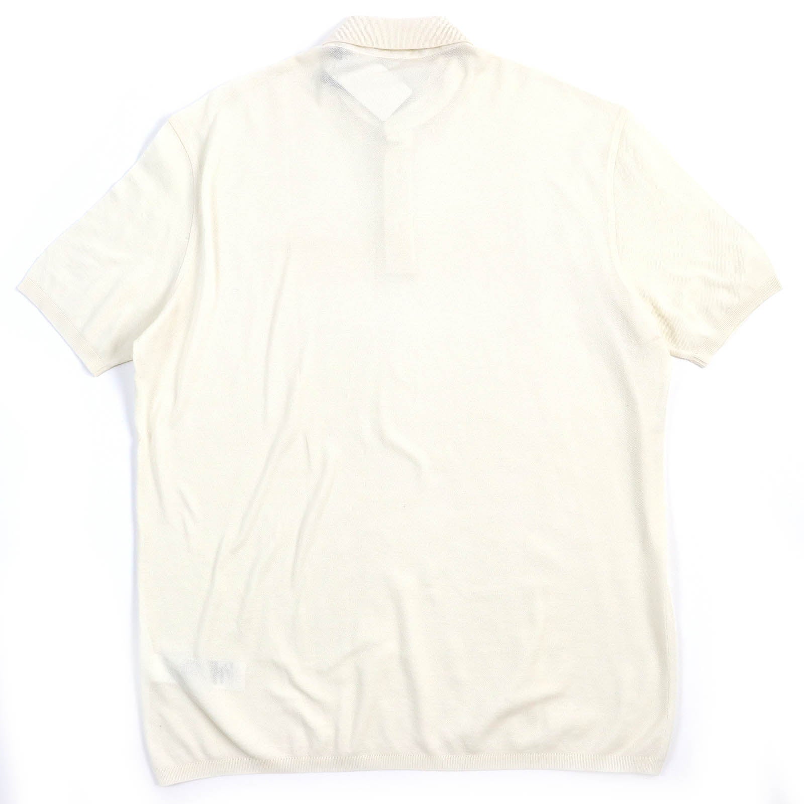 Ermenegildo Zegna Cotton Polo Shirt Ivory