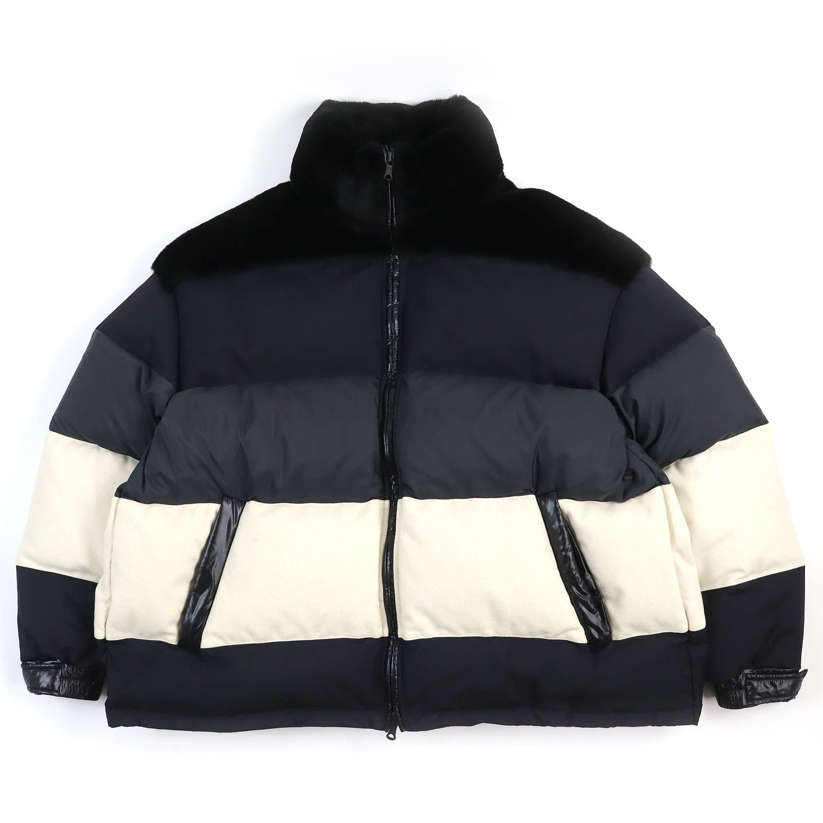 VALENTINO RE-SEW Down Jacket Polyester Nylon Wool M