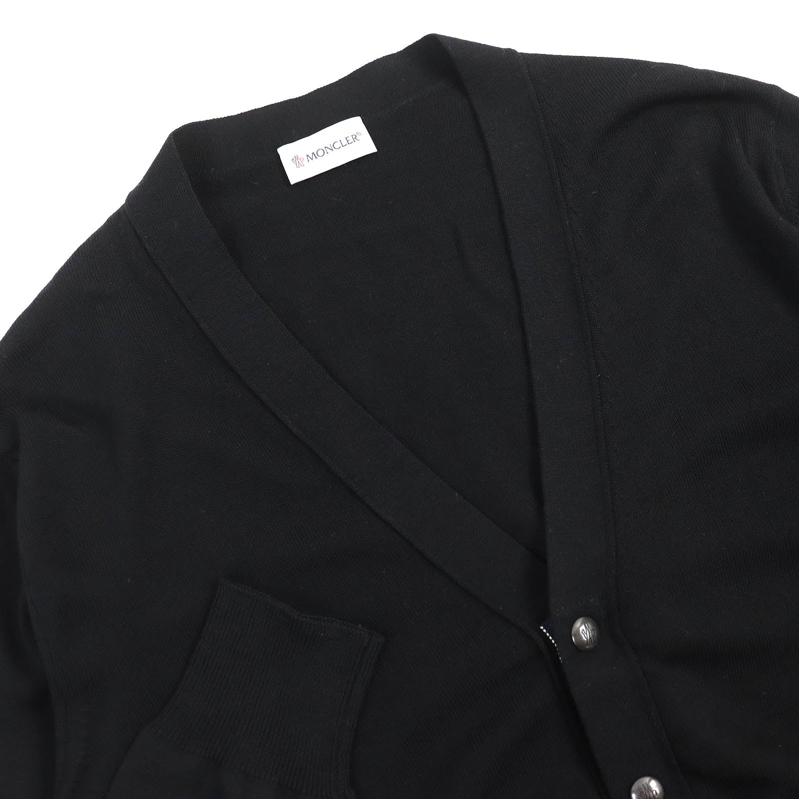 Moncler Wool Cardigan V-neck Black M