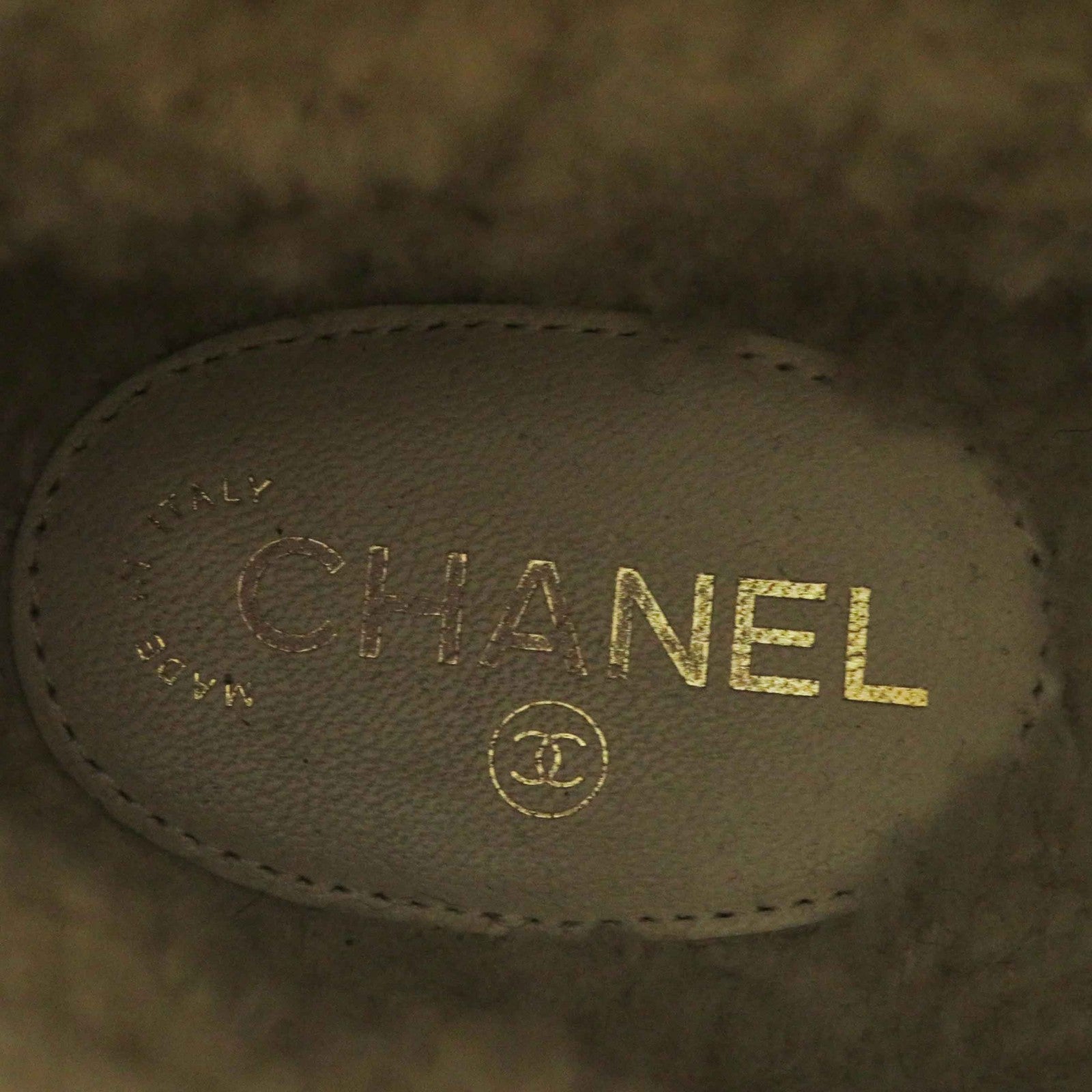 Chanel Suede Mouton Short Boots 37