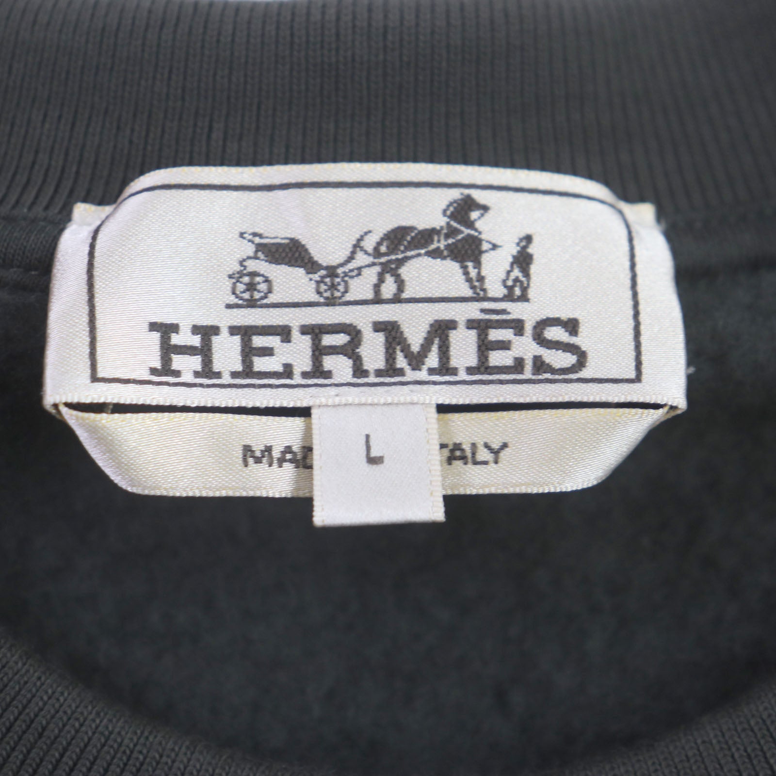 HERMES Cotton Button Short Sleeve Pullover T-shirt