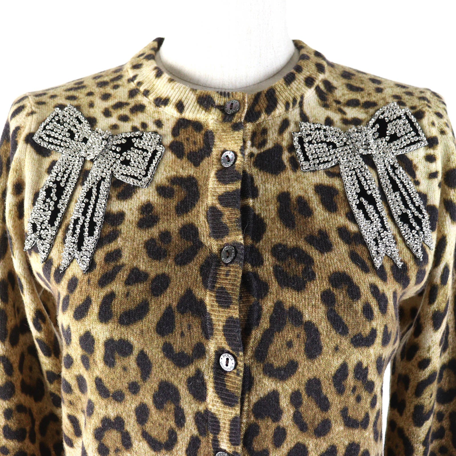 Dolce & Gabbana Cashmere Leopard Cardigan