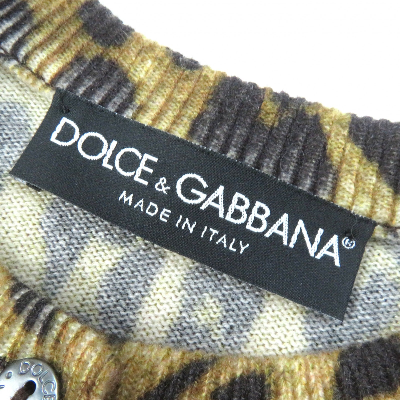 Dolce & Gabbana Cashmere Leopard Cardigan