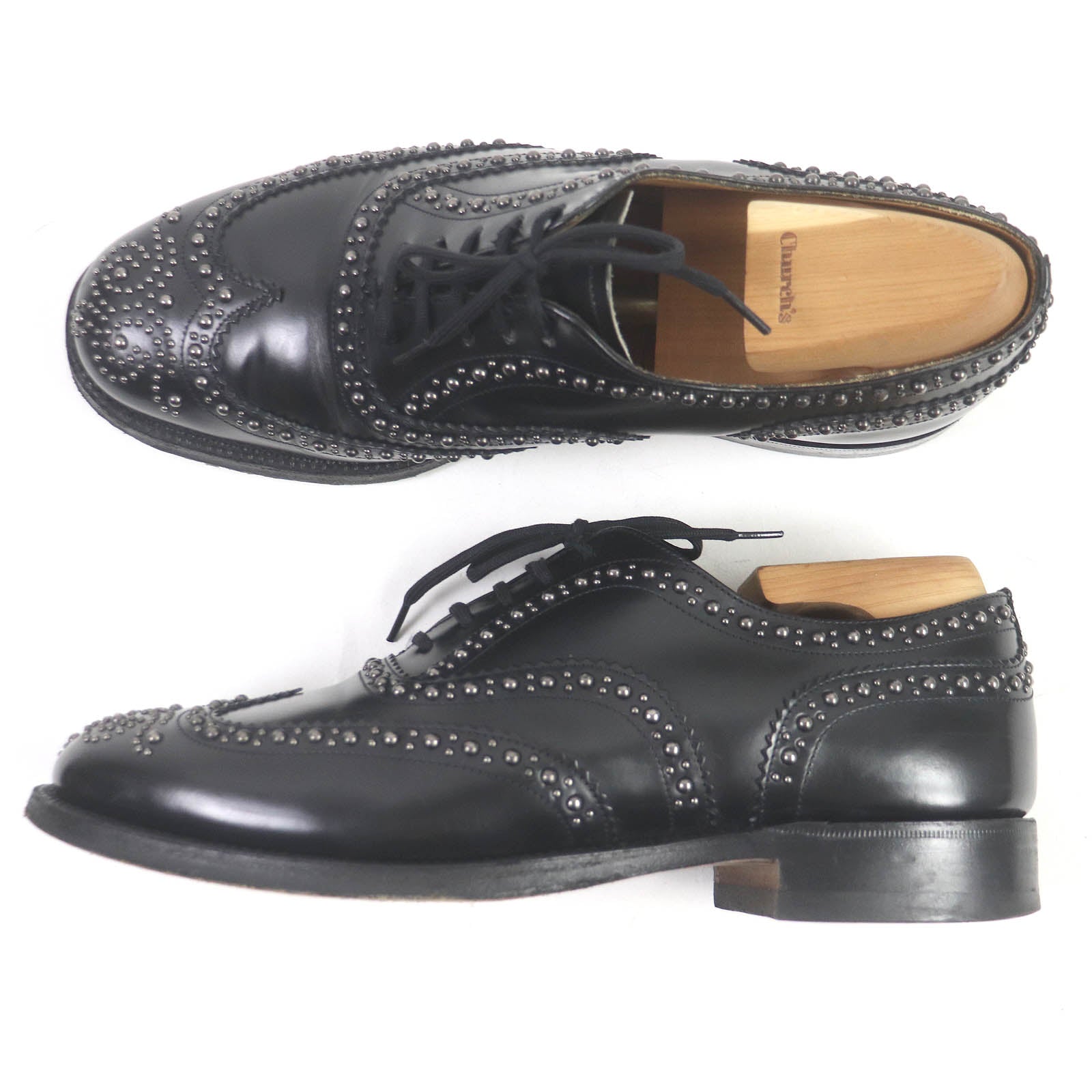 Church's BURWOOD Wingtip Brogue Leather Shoes