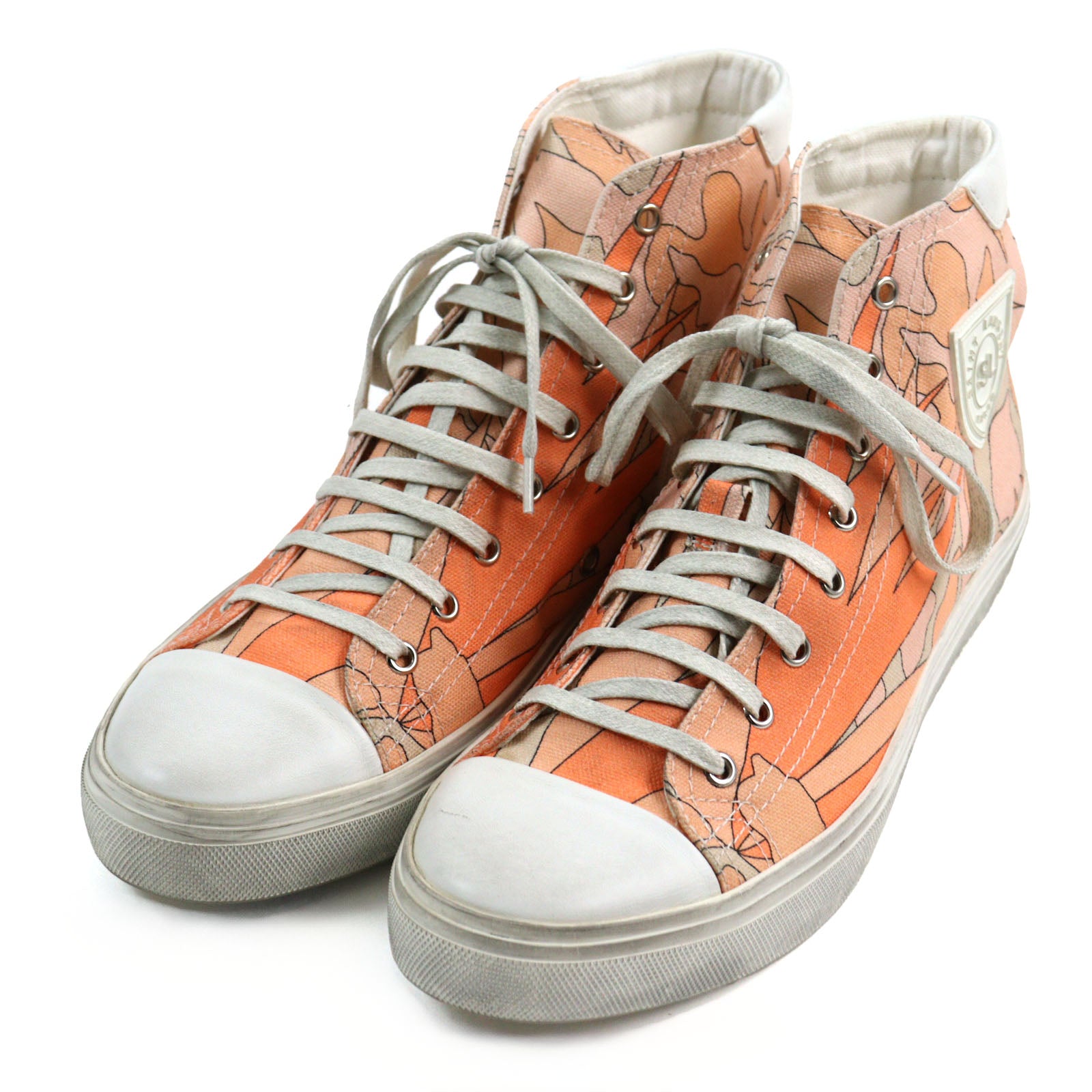 Yves Saint Laurent Logo Print High Sneakers 42