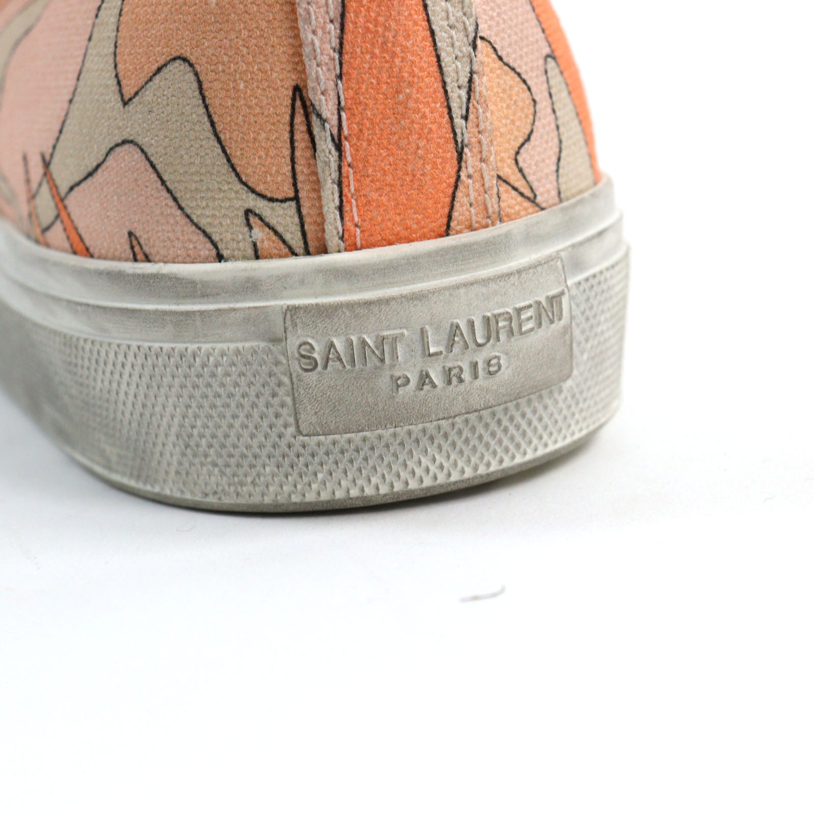 Yves Saint Laurent Logo Print High Sneakers 42