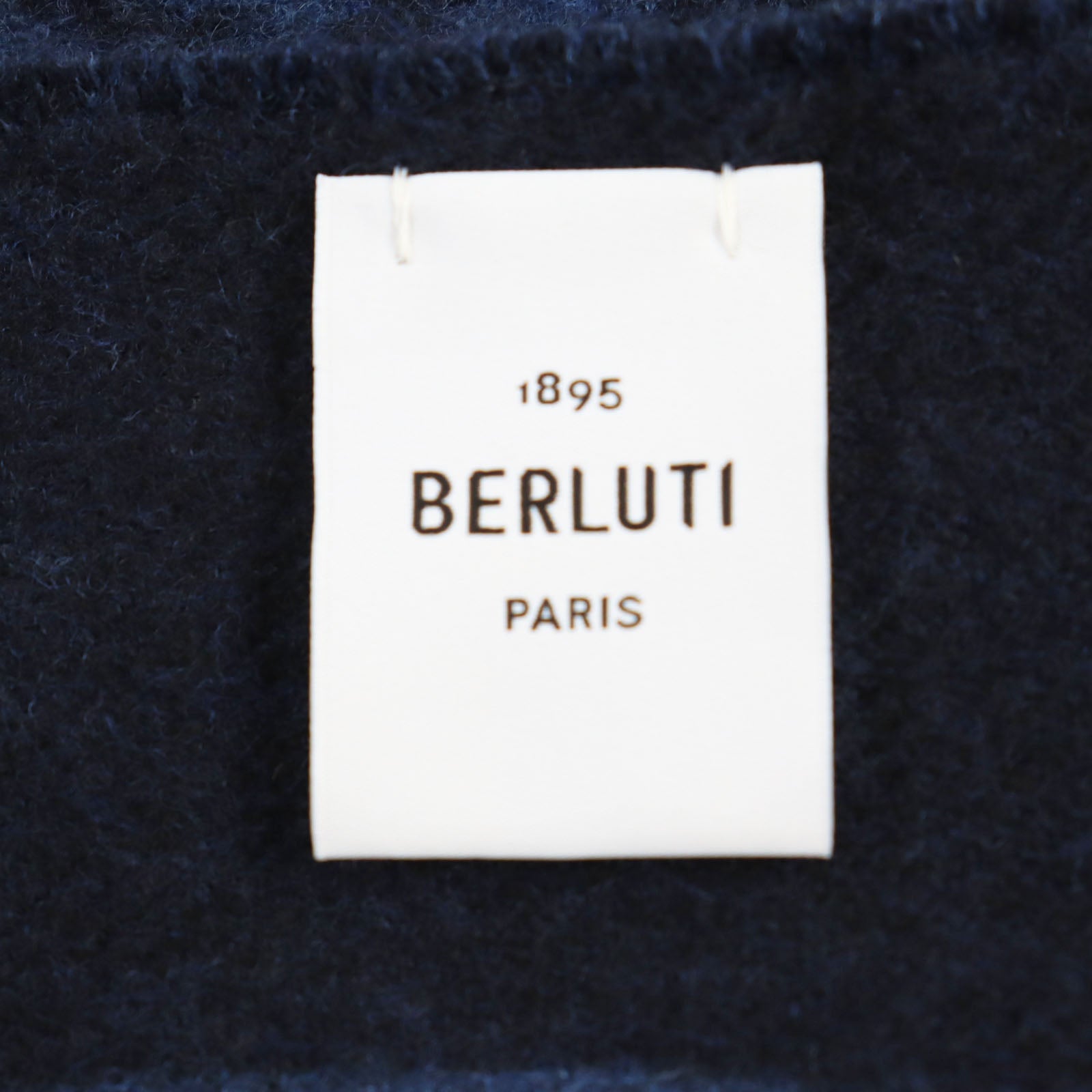 Berluti Wool Calligraphy Scritto Fringe Scarf