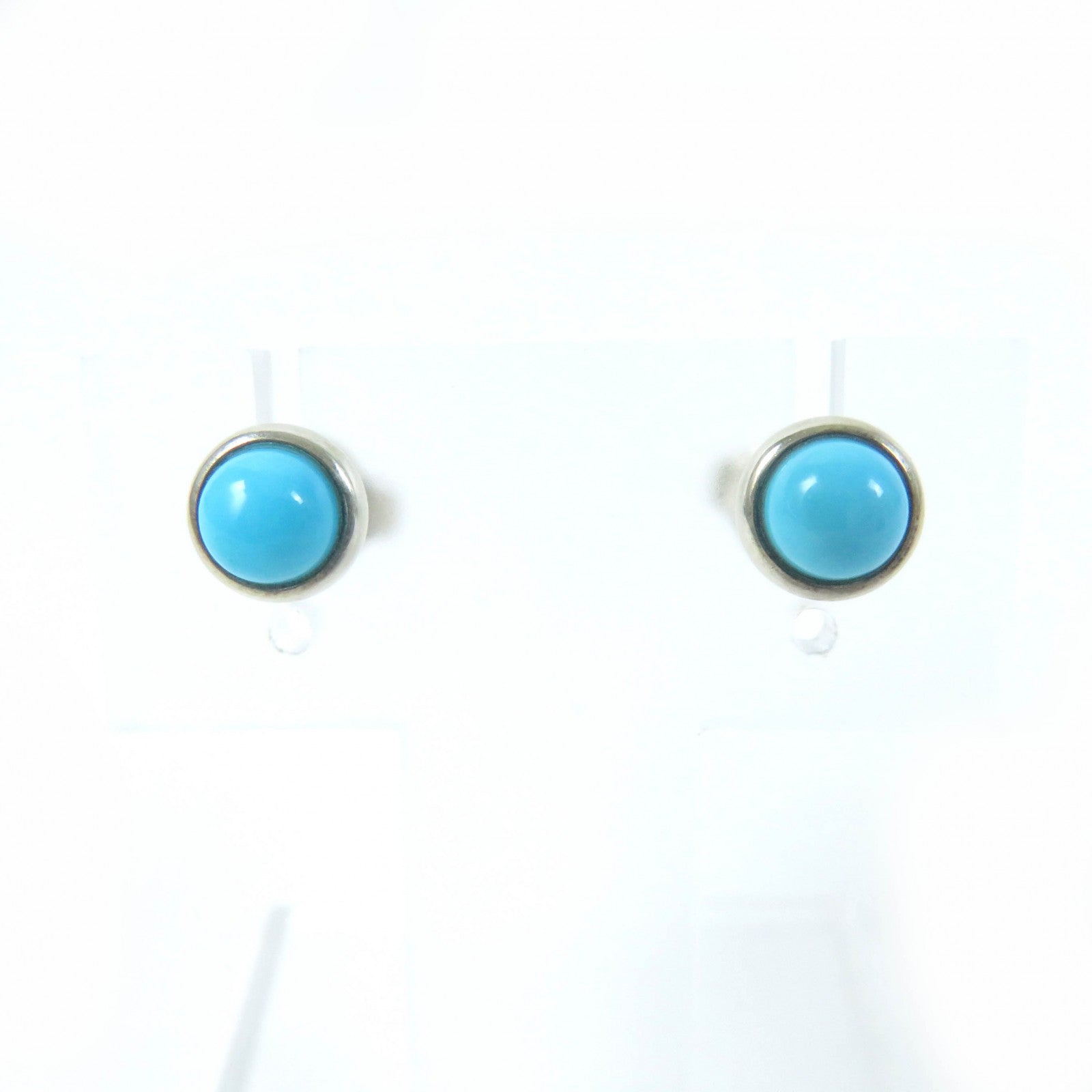 Tiffany & Co AG925 Turquoise Cabochon Earrings