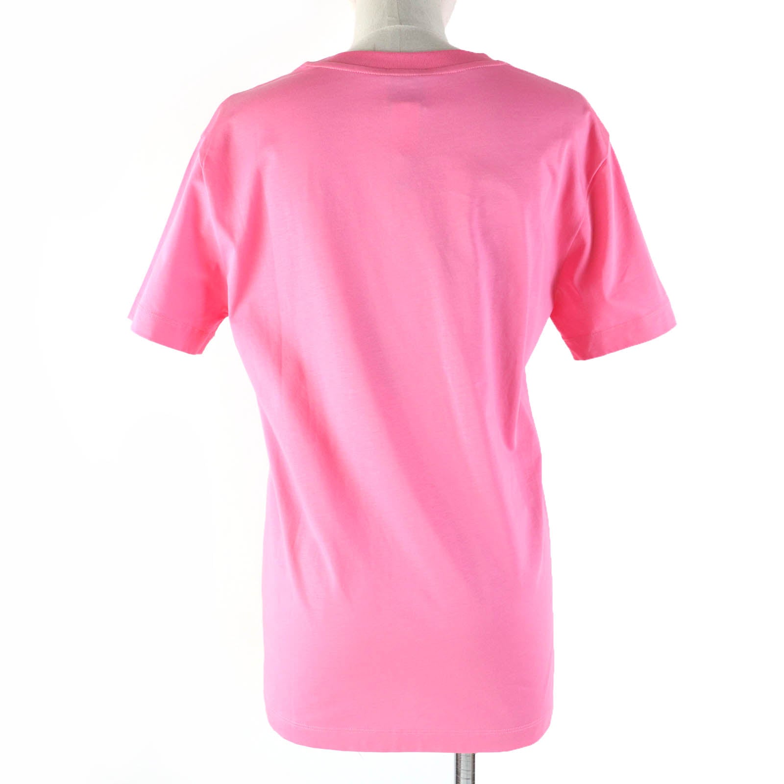 PATOU Organic Cotton Logo T-Shirt Hot Pink XS