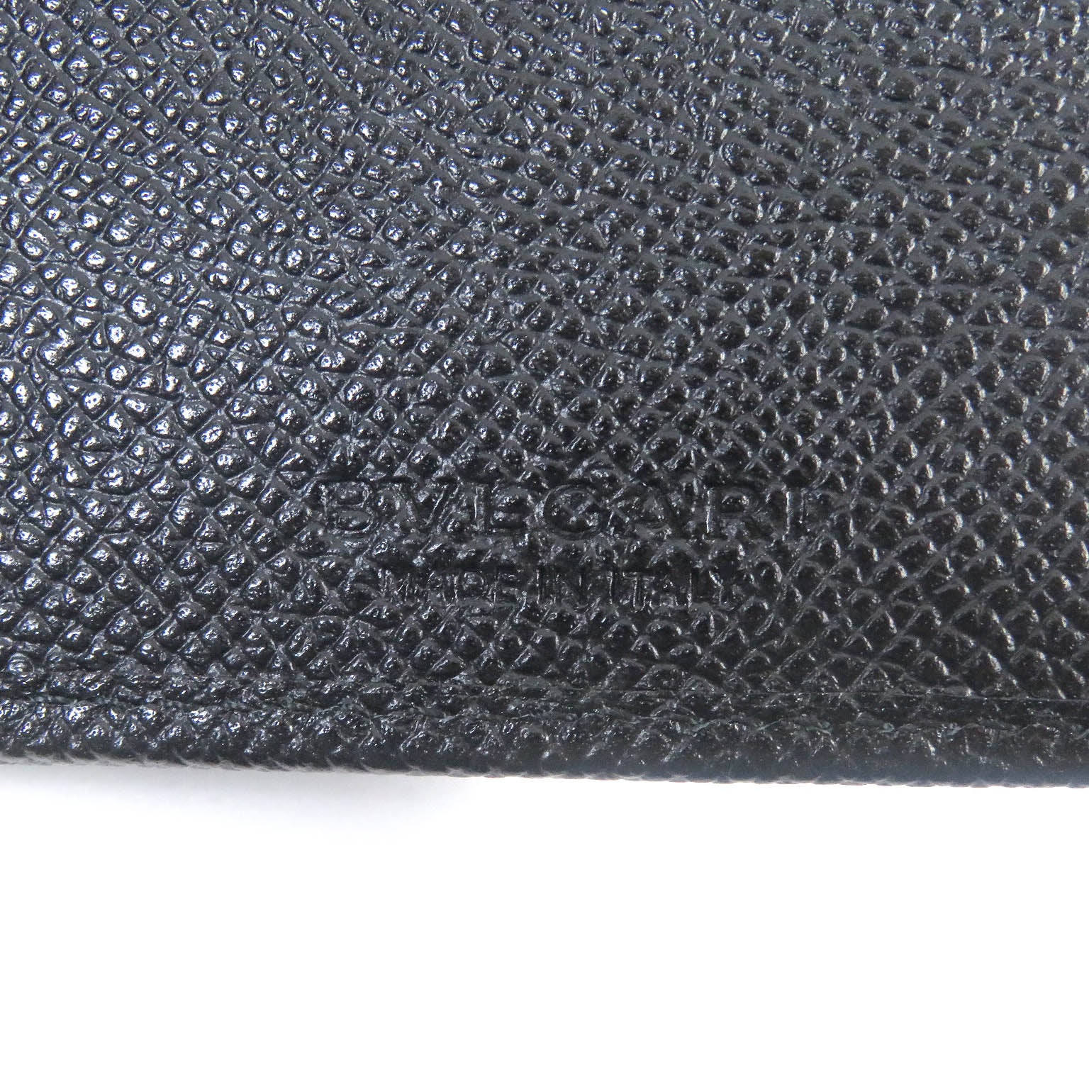 Bvlgari Man Leather Long Wallet Black