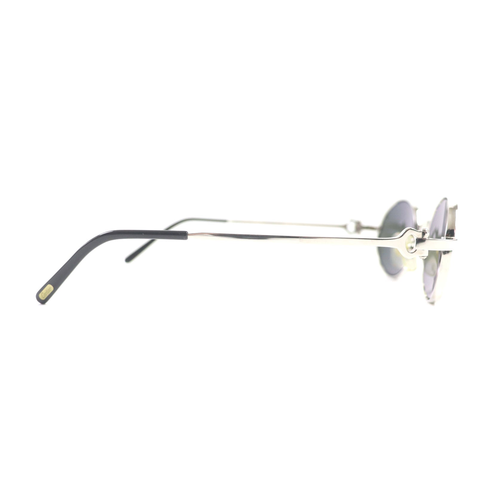 Cartier Metal Oval Eyewear Sunglasses