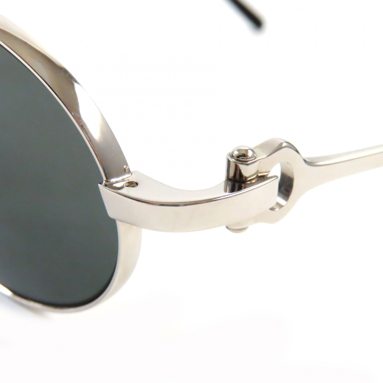 Cartier Metal Oval Eyewear Sunglasses