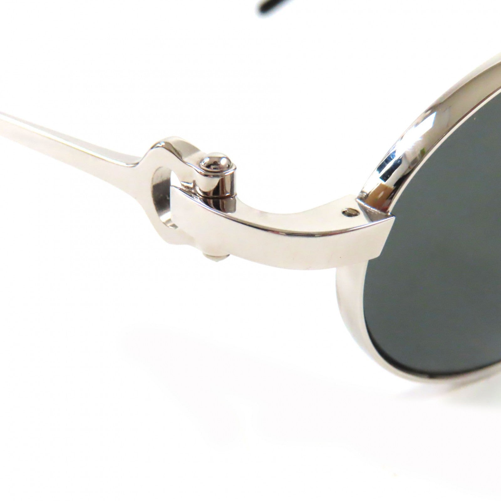 Cartier Metal Oval Eyewear Sunglasses