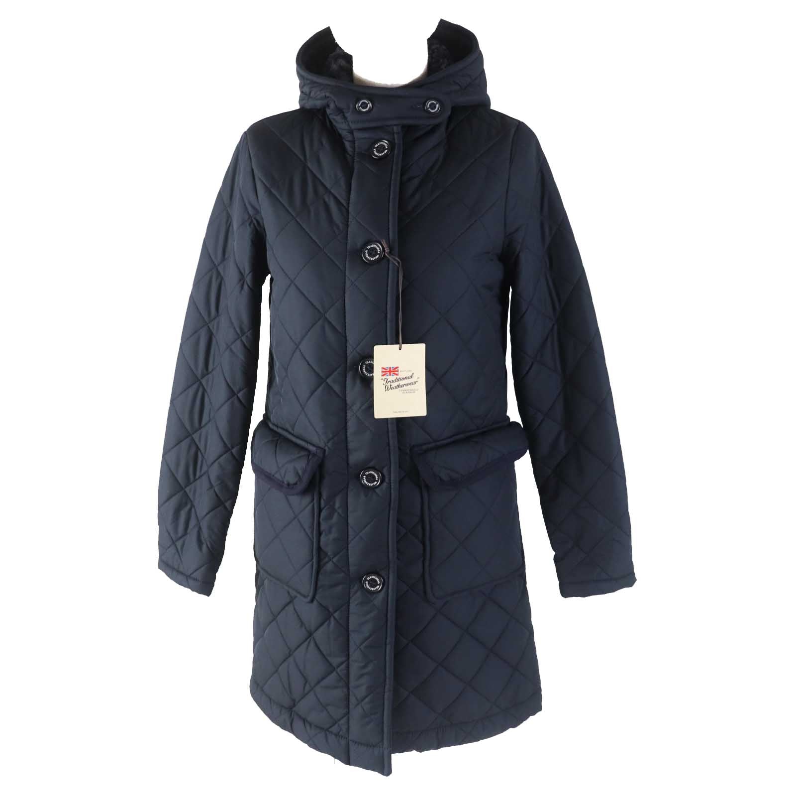 Traditional Weatherwear Hooded Quilted Coat Women