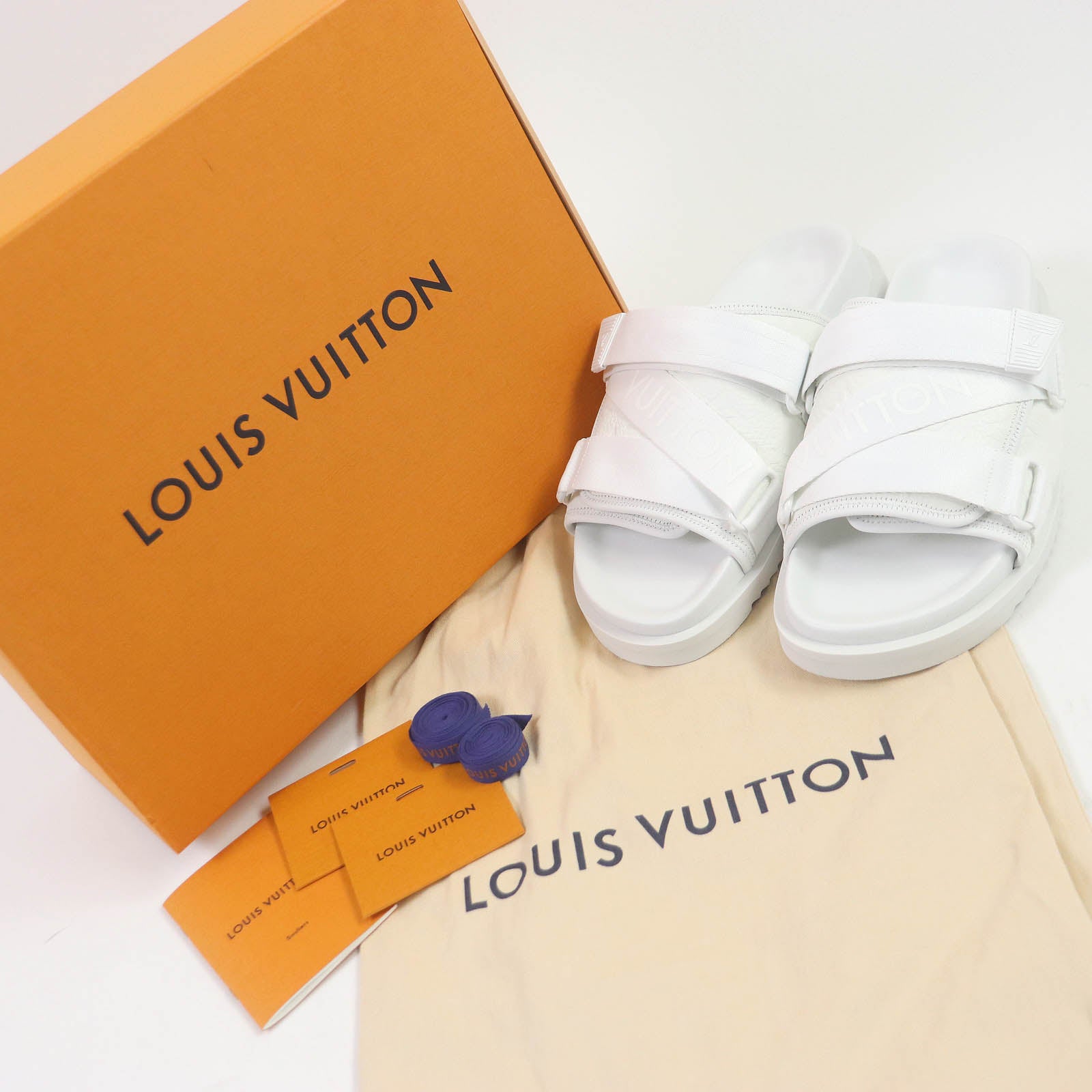 Louis Vuitton Monogram Mules Leather Sandals