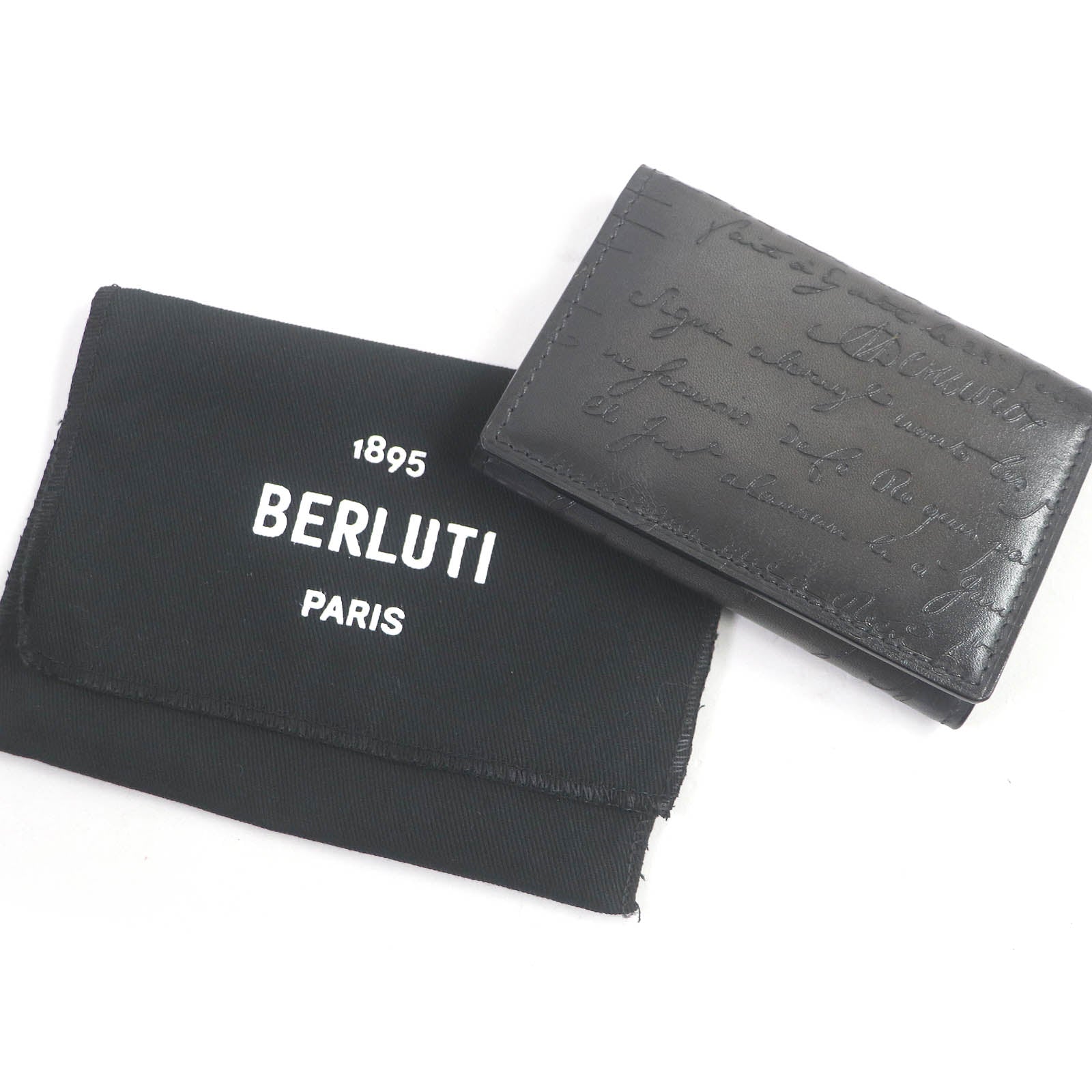 Berluti Leather Business Card Holder