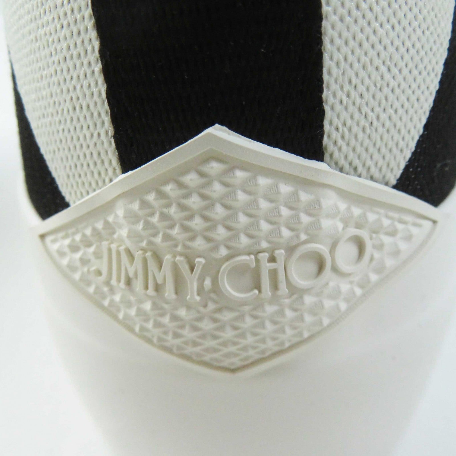 Jimmy Choo Palma Maxi Canvas Leather Sneakers