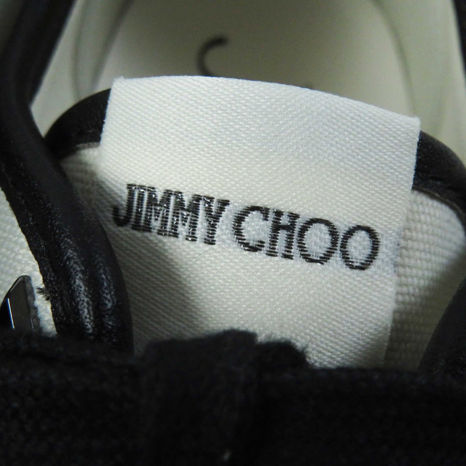 Jimmy Choo Palma Maxi Canvas Leather Sneakers