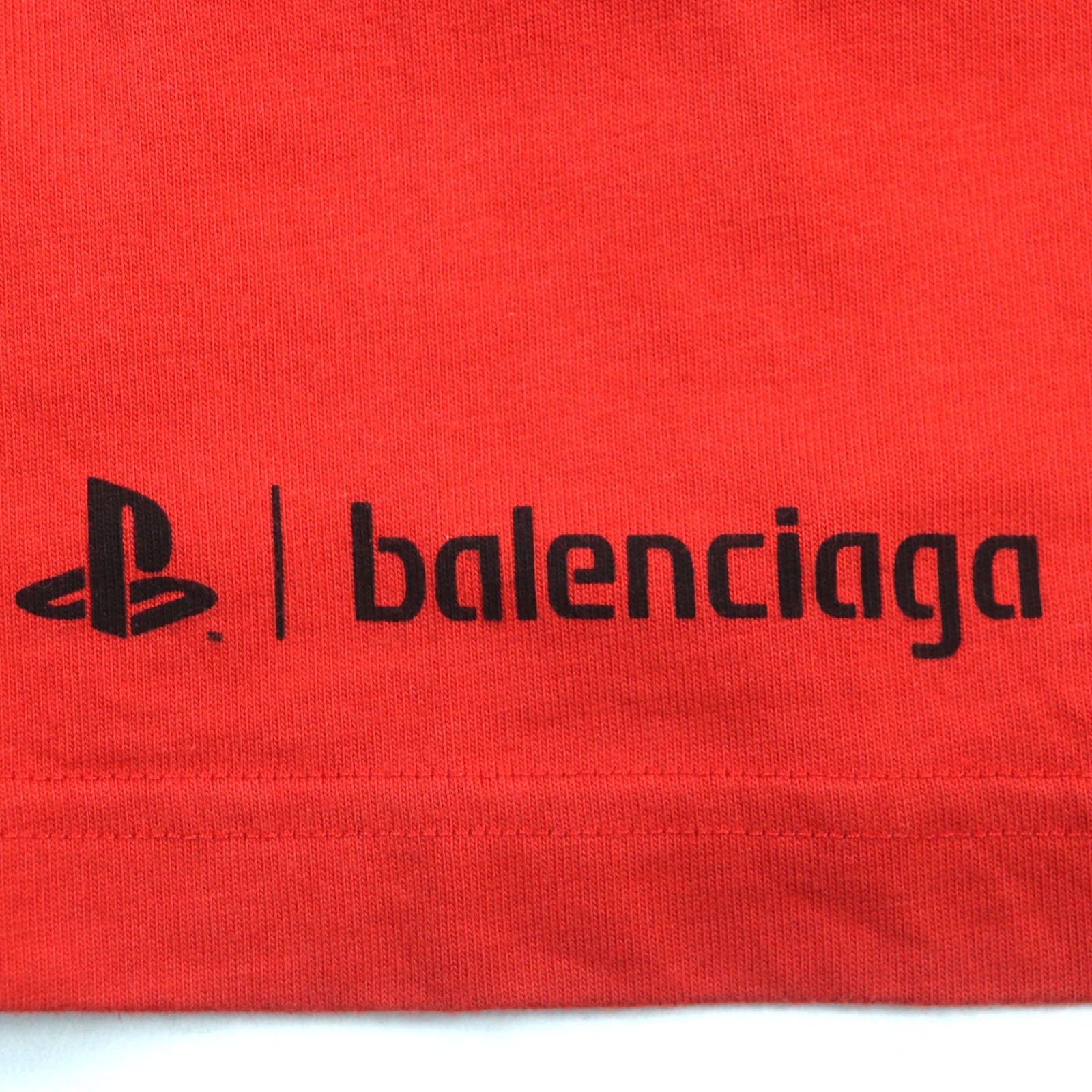 Balenciaga PS5 21AW Oversized T-shirt Red S