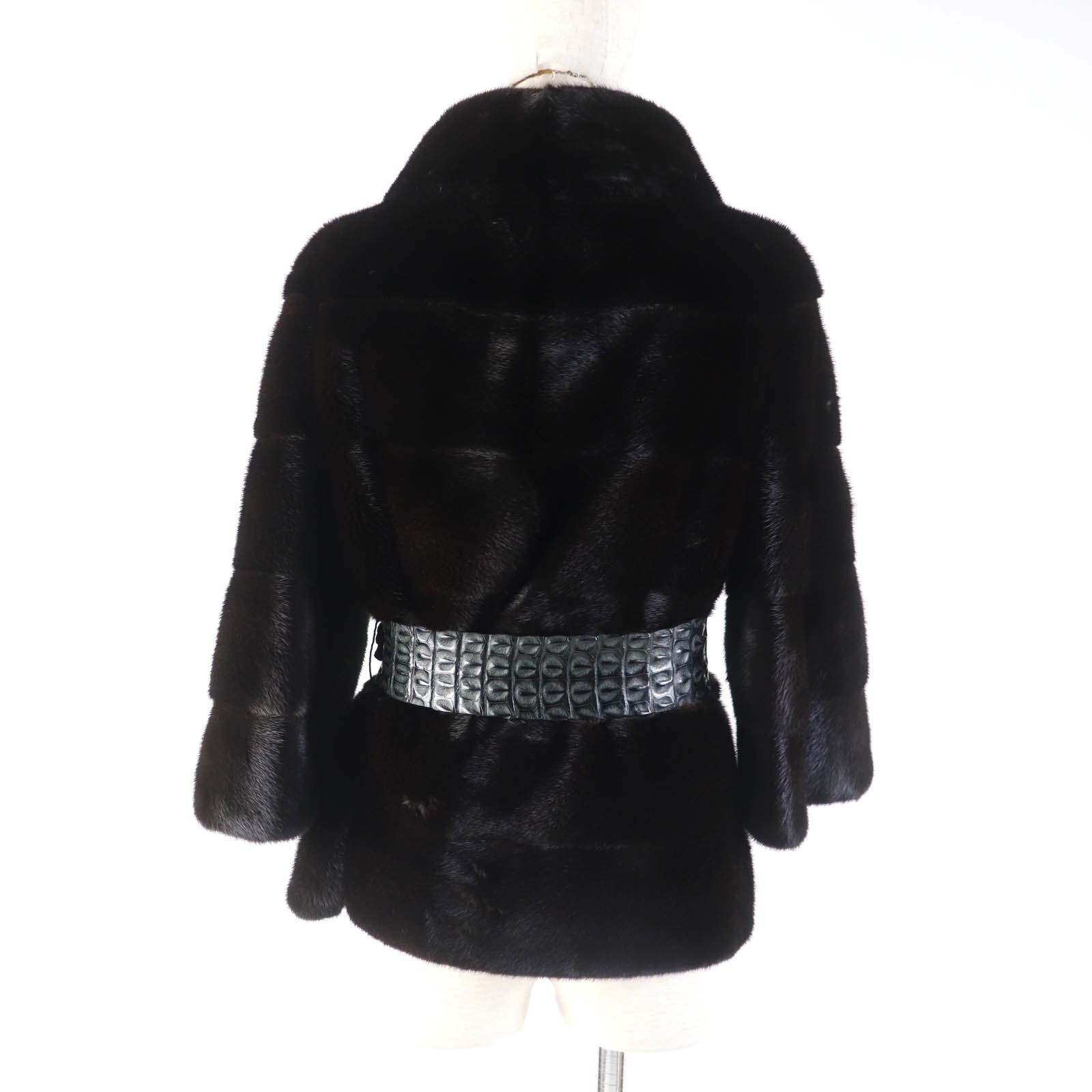 Fendi Mink Silk No-collar Jacket Women