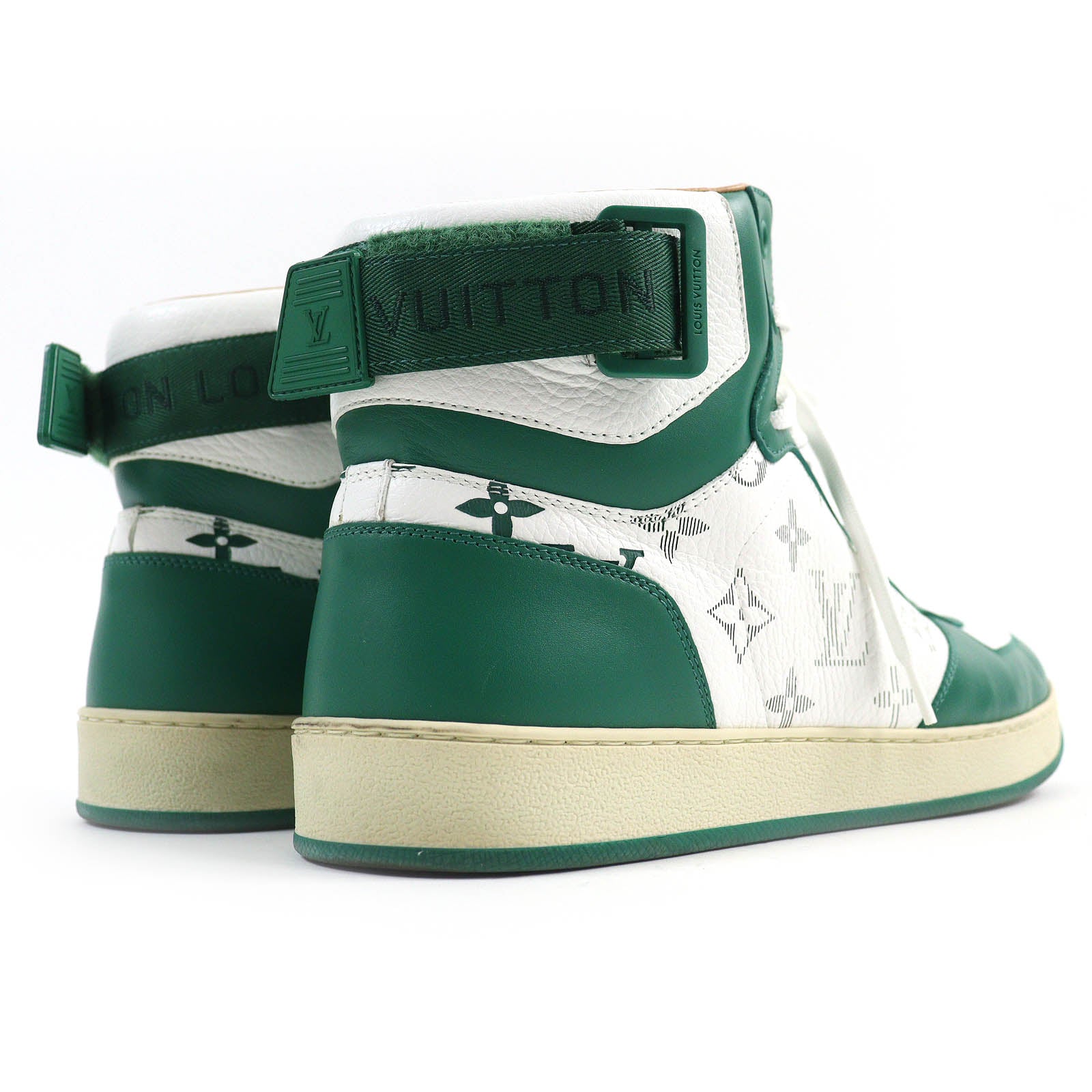 Louis Vuitton Rivoli Monogram Sneakers Green White