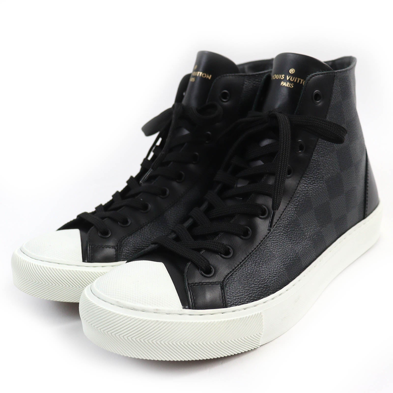 Louis Vuitton Damier Graphite High Cut Sneakers