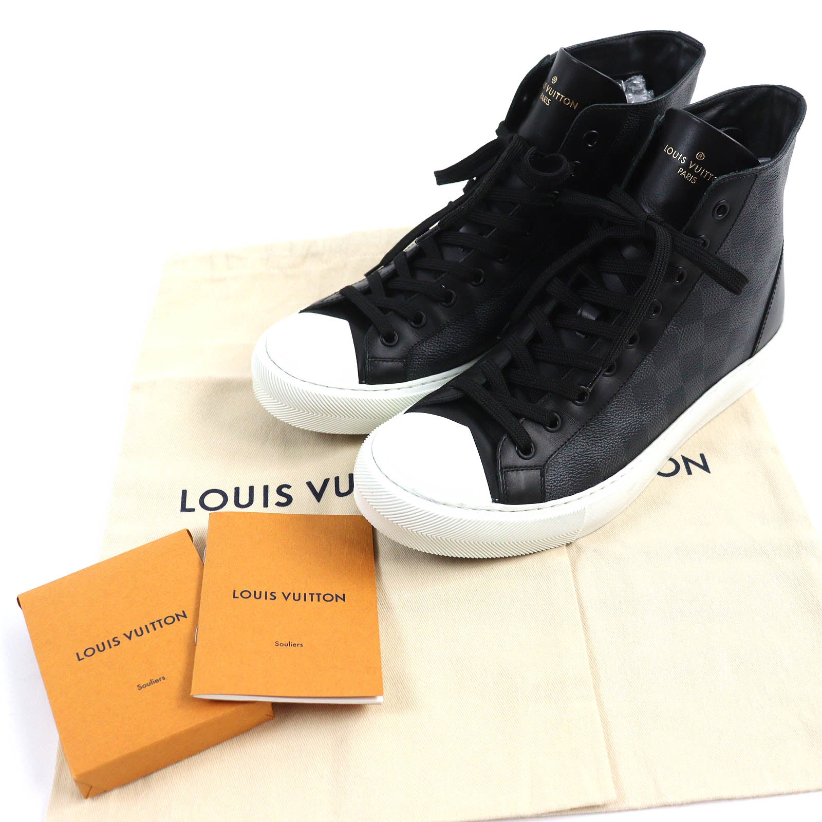 Louis Vuitton Damier Graphite High Cut Sneakers