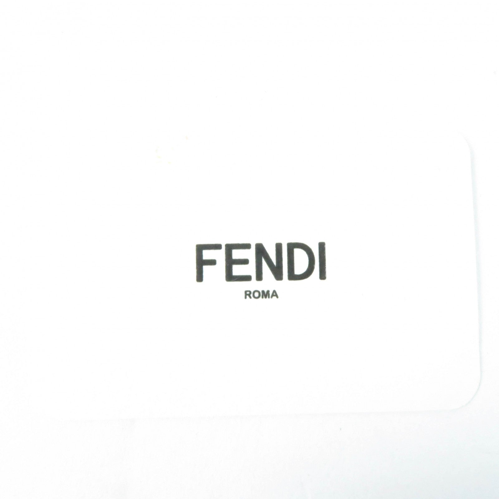 Fendi Peekaboo Logo Leather Card Case 8M0489