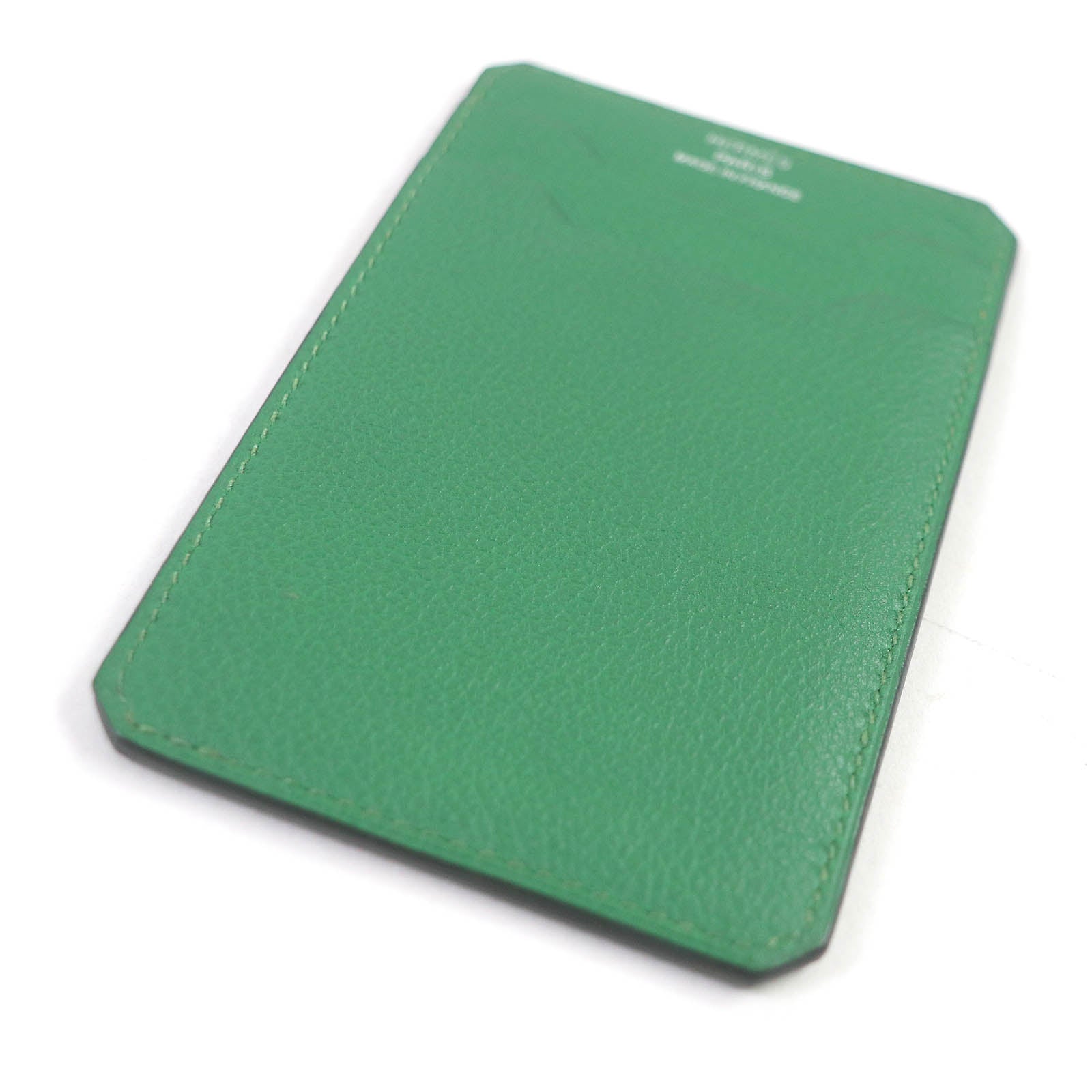 HERMES Epsom City 3CC Card Holder Green