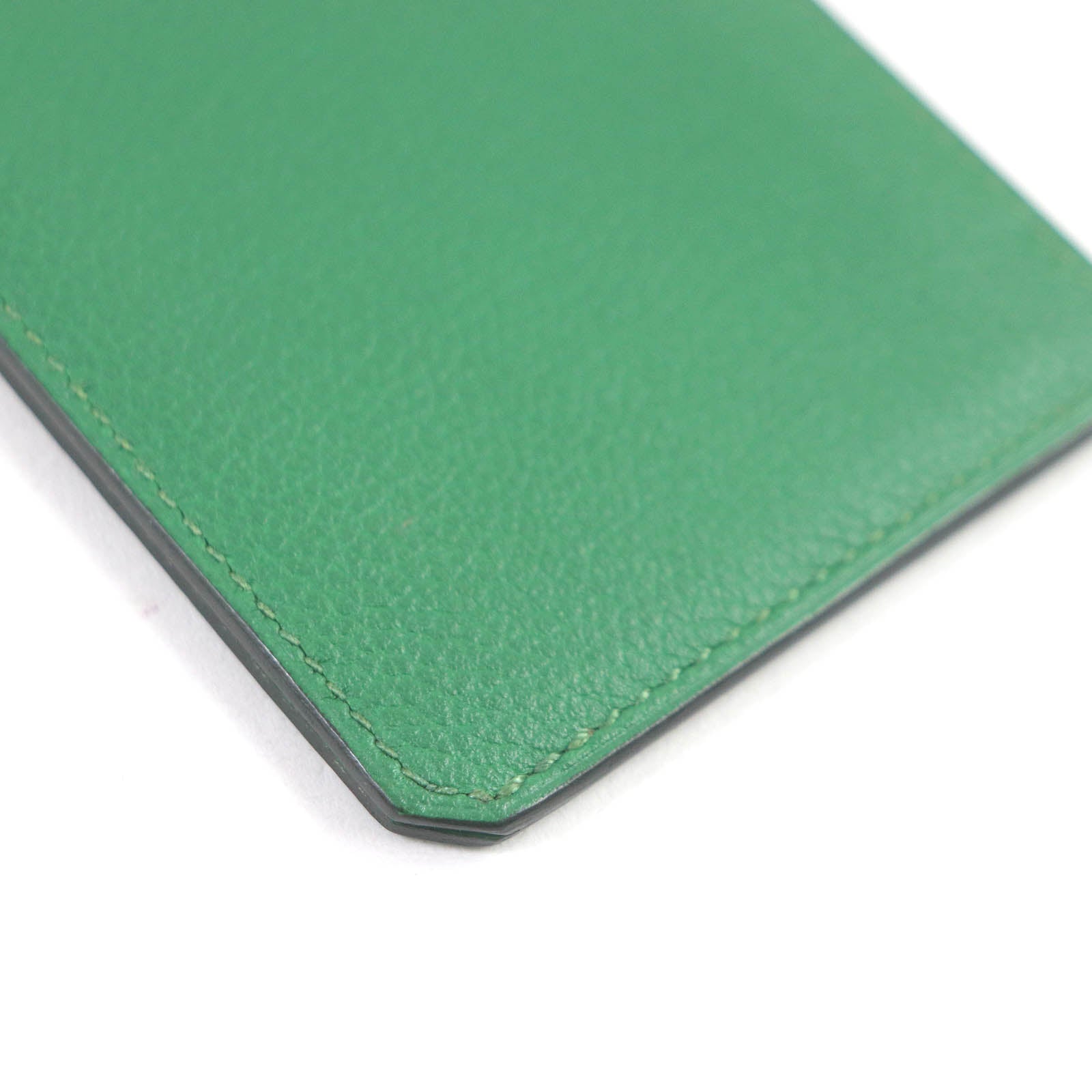 HERMES Epsom City 3CC Card Holder Green