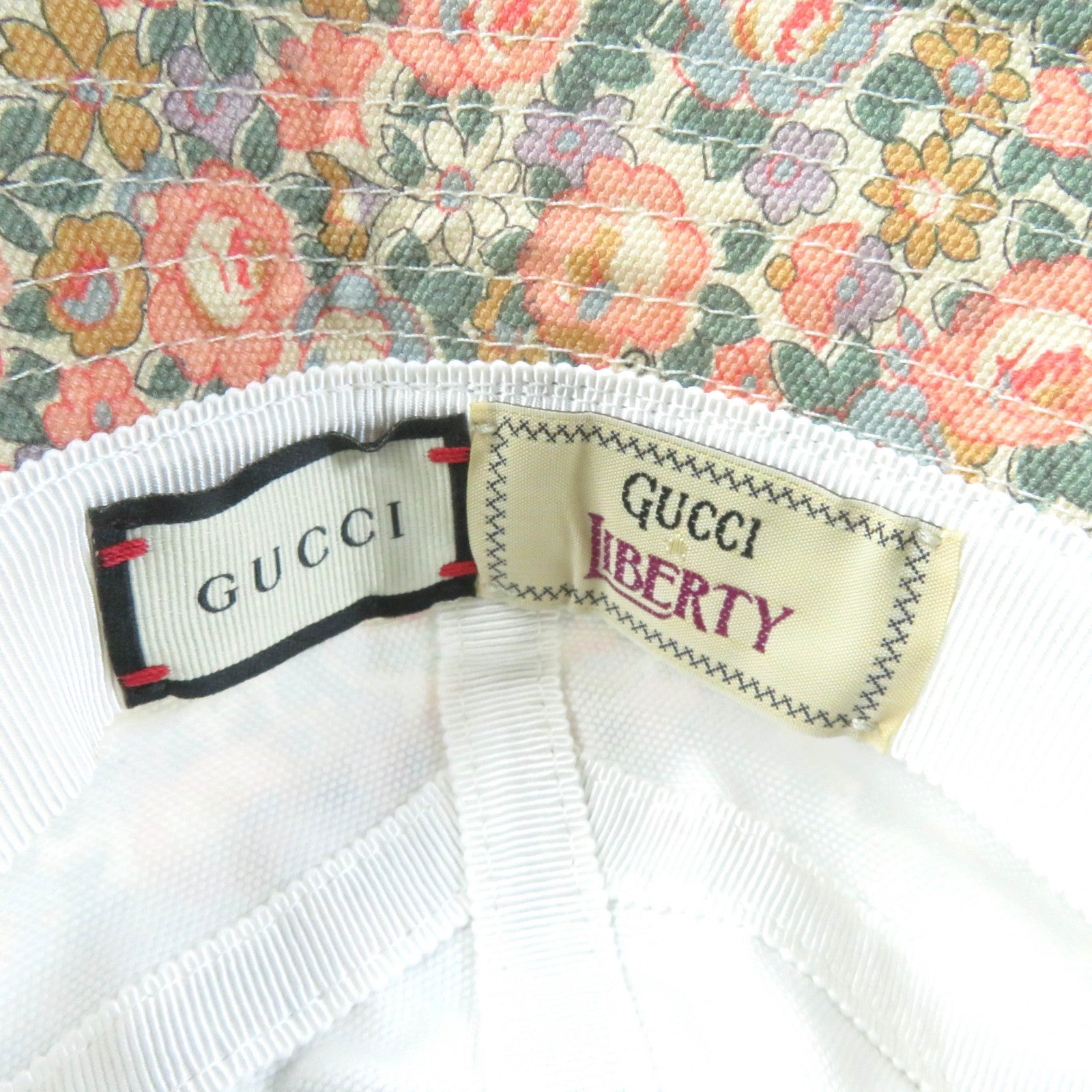 Gucci Liberty Floral Cotton Hat Multi M