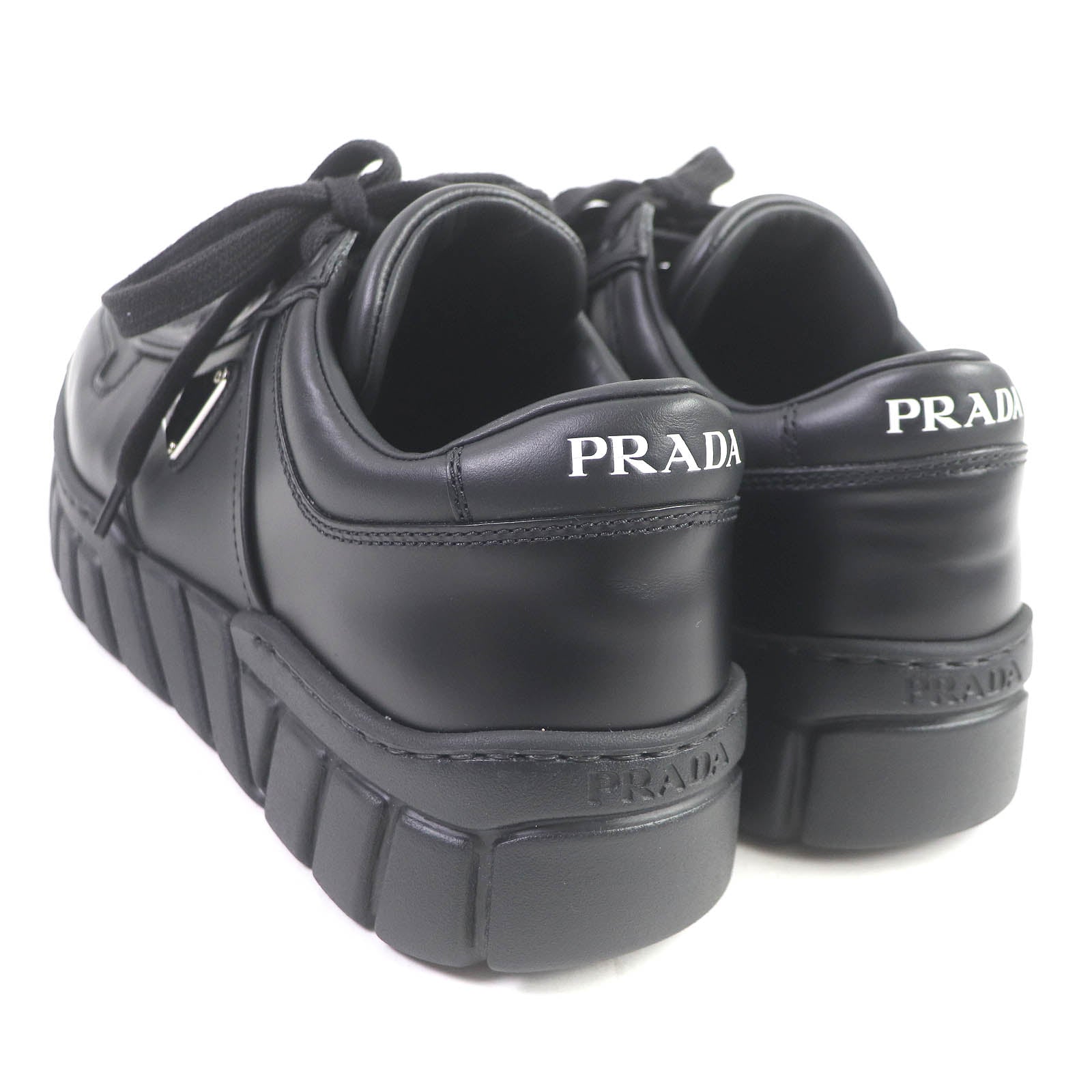 Prada Leather Sneakers 2EE378 Black