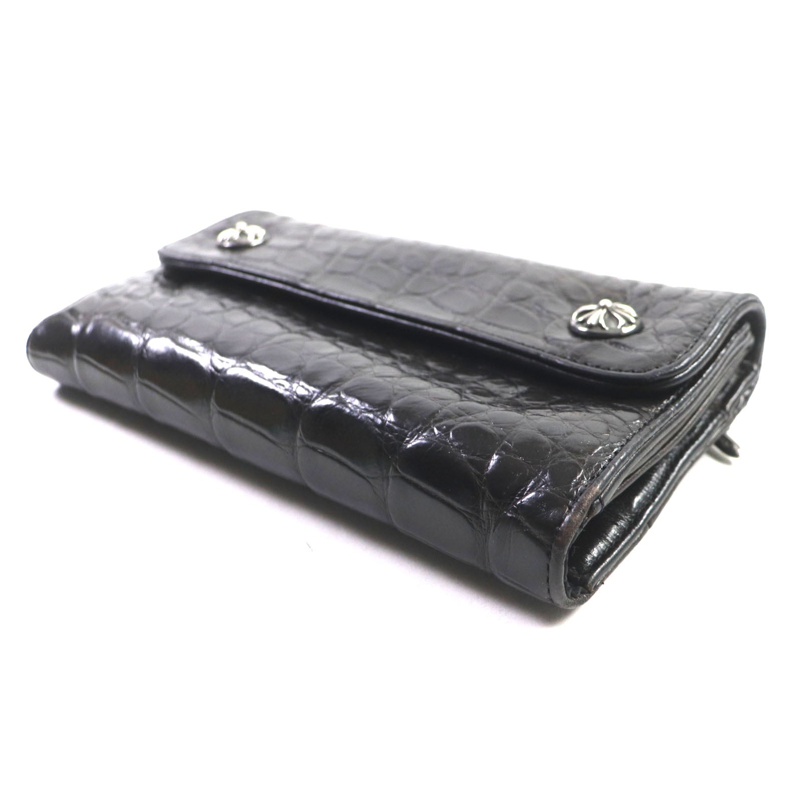 Chrome Hearts Alligator Leather Wallet SV925