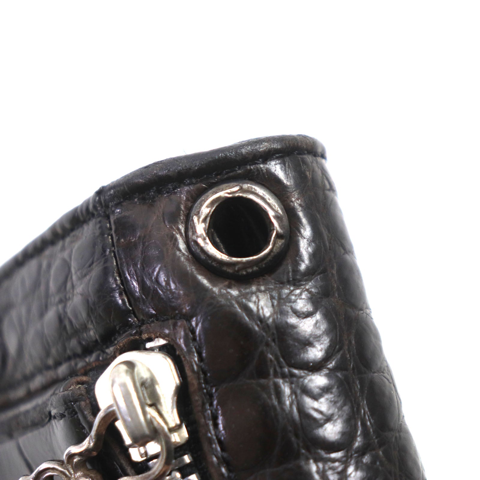 Chrome Hearts Alligator Leather Wallet SV925