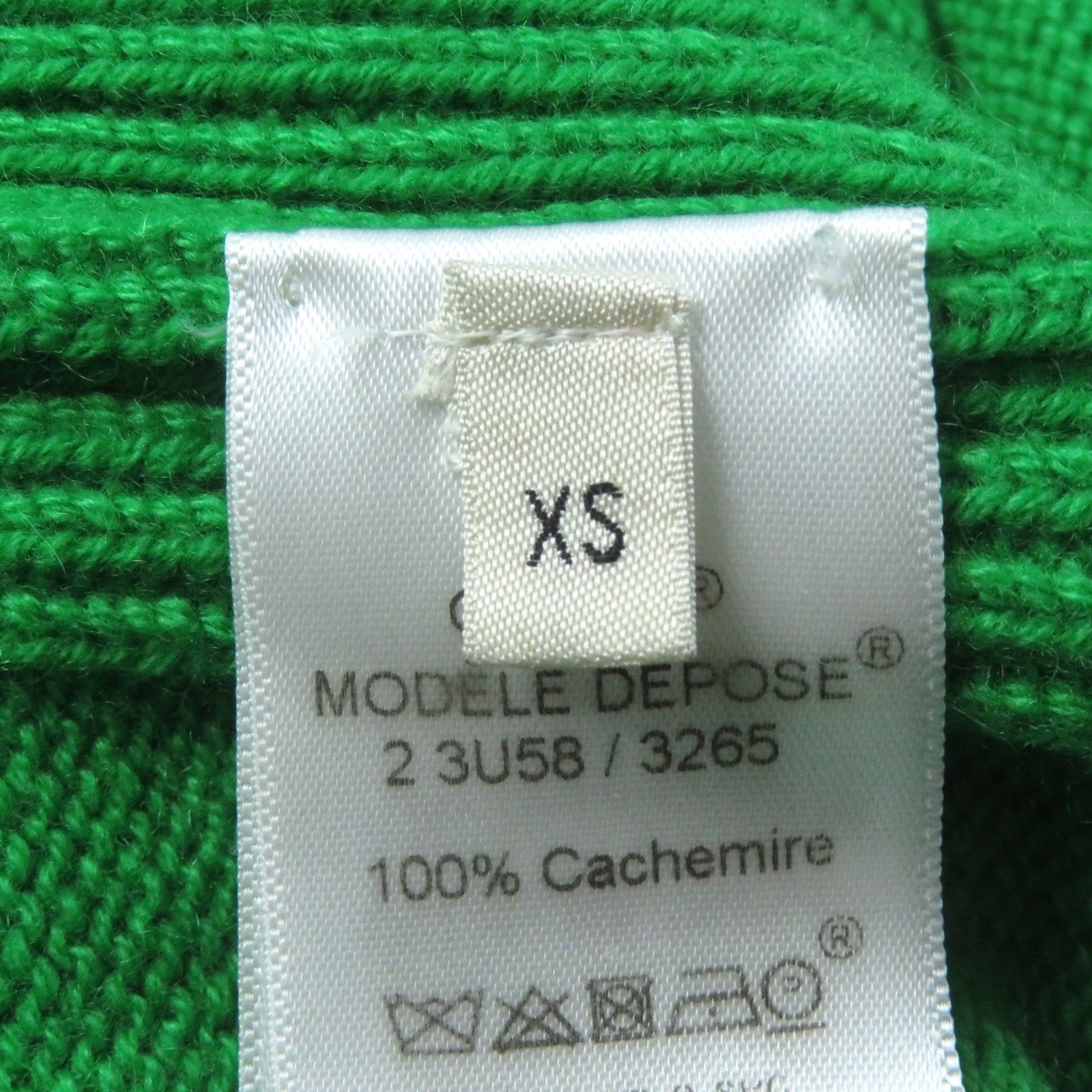 Celine Cashmere Triomphe Embroidery Knit XS