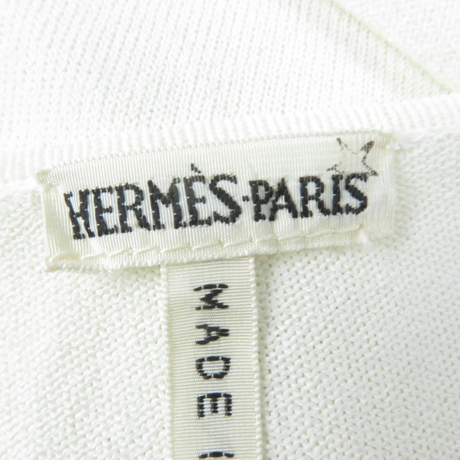 Hermes Vintage Rayon Polyester Knit Cardigan Women