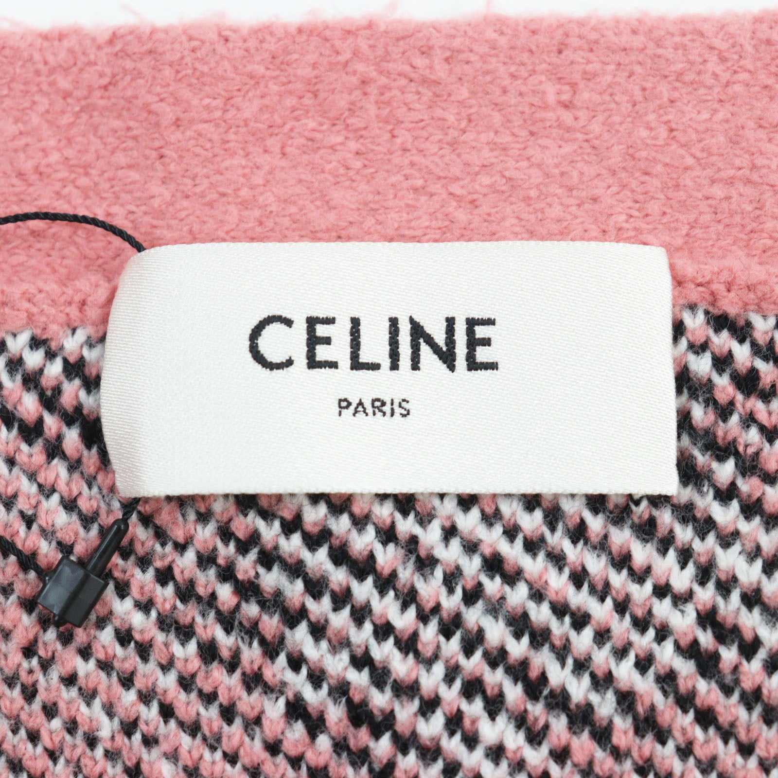 CELINE Cotton Wool Cardigan Pink S