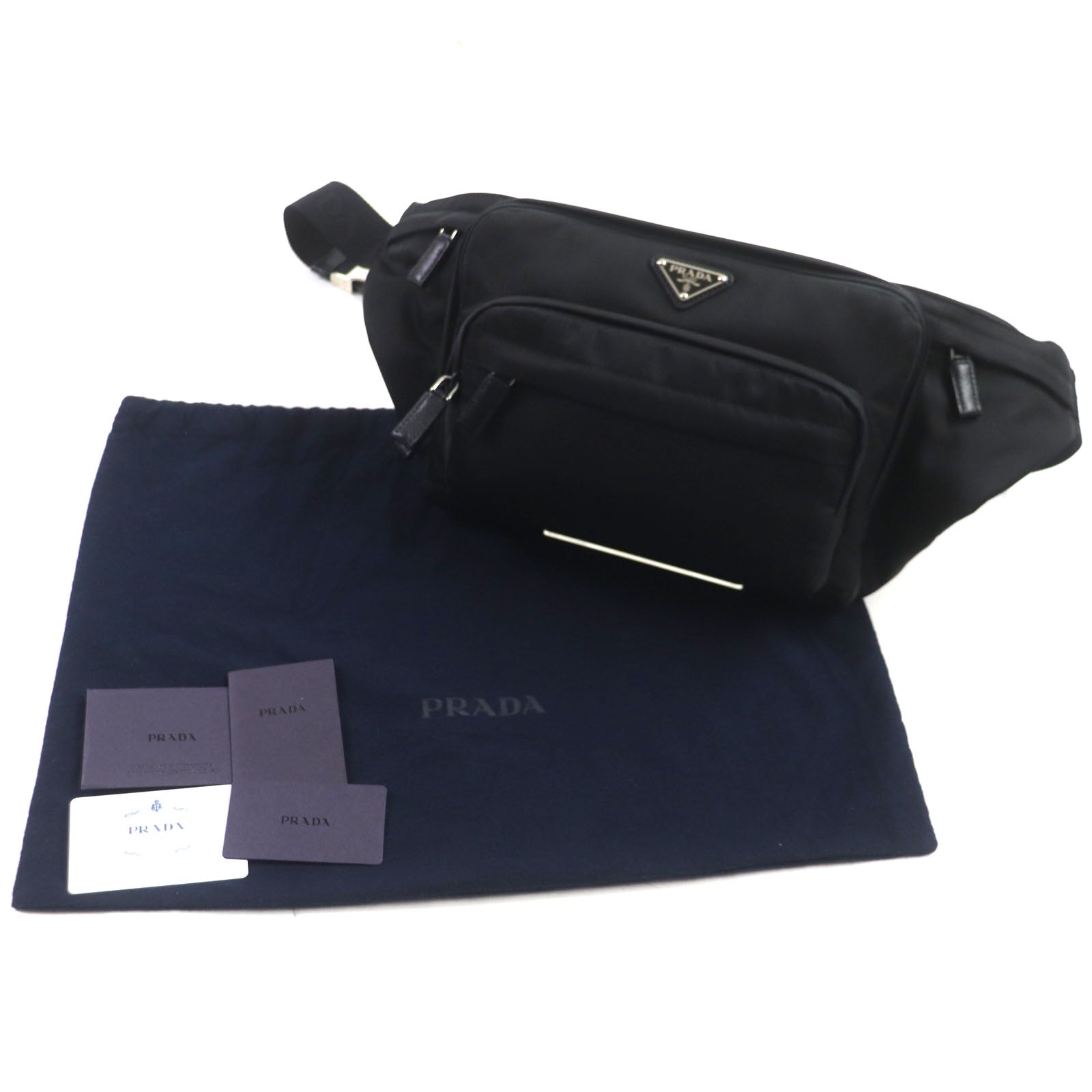 Prada Nylon Saffiano Leather Waist Bag 2VL003