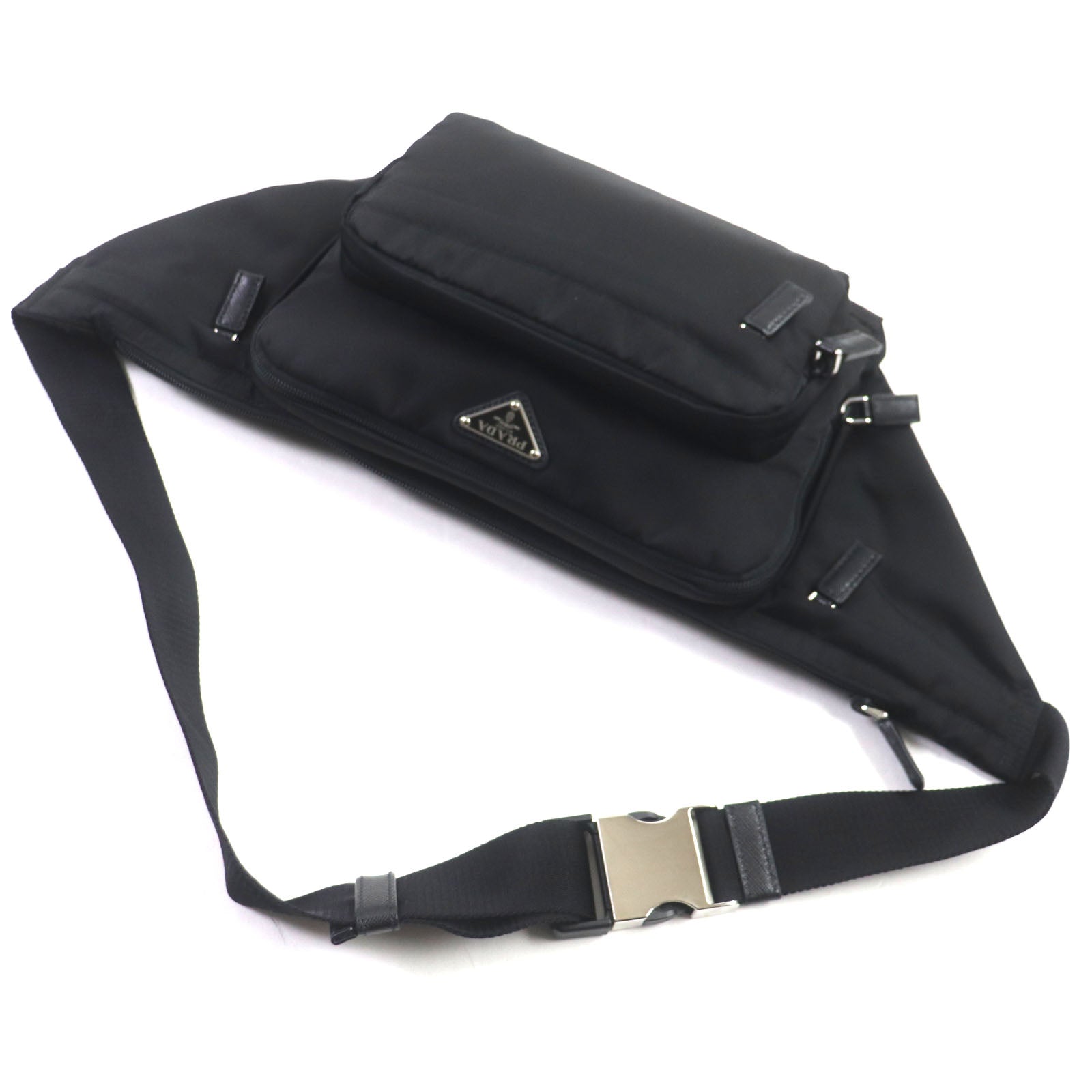 Prada Nylon Saffiano Leather Waist Bag 2VL003