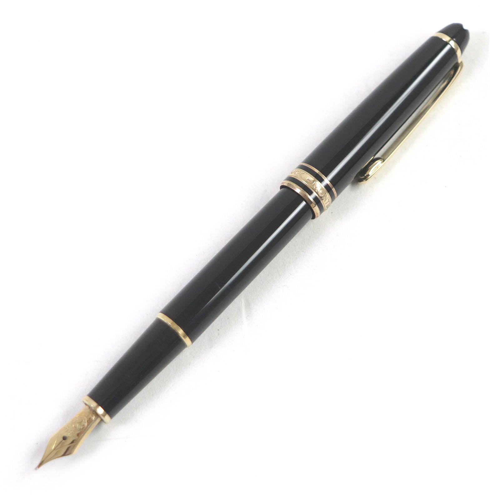 Montblanc Meisterstuck K14 EF Fountain Pen Black Gold