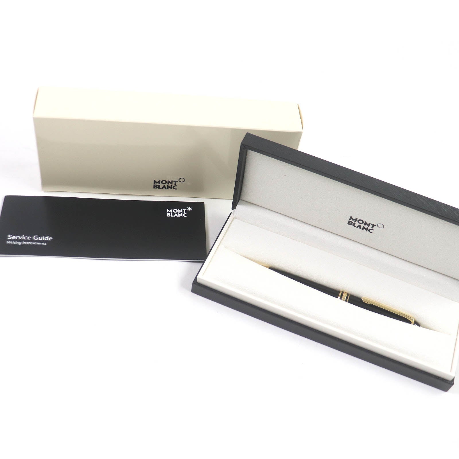 Montblanc Meisterstuck K14 EF Fountain Pen Black Gold