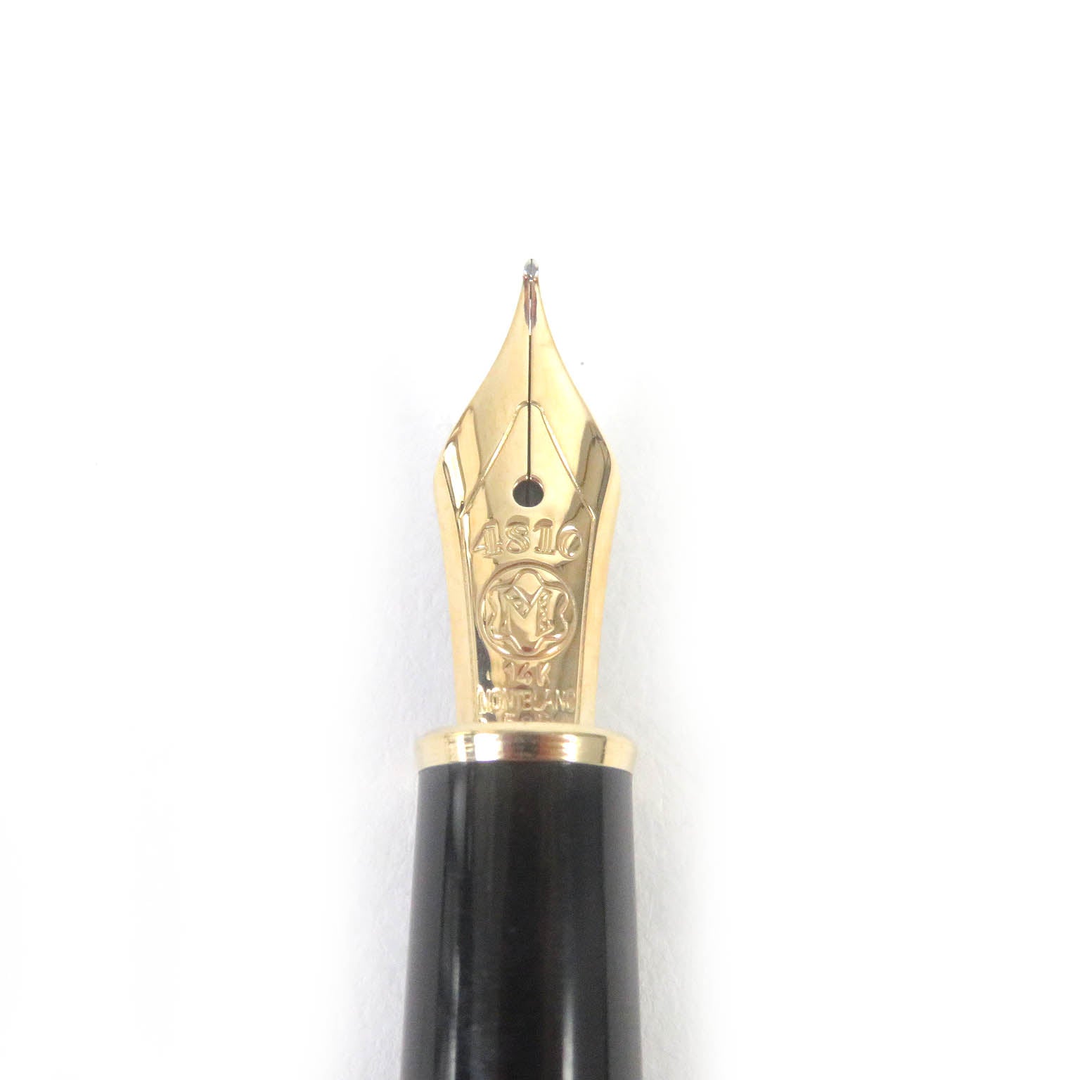 Montblanc Meisterstuck K14 EF Fountain Pen Black Gold