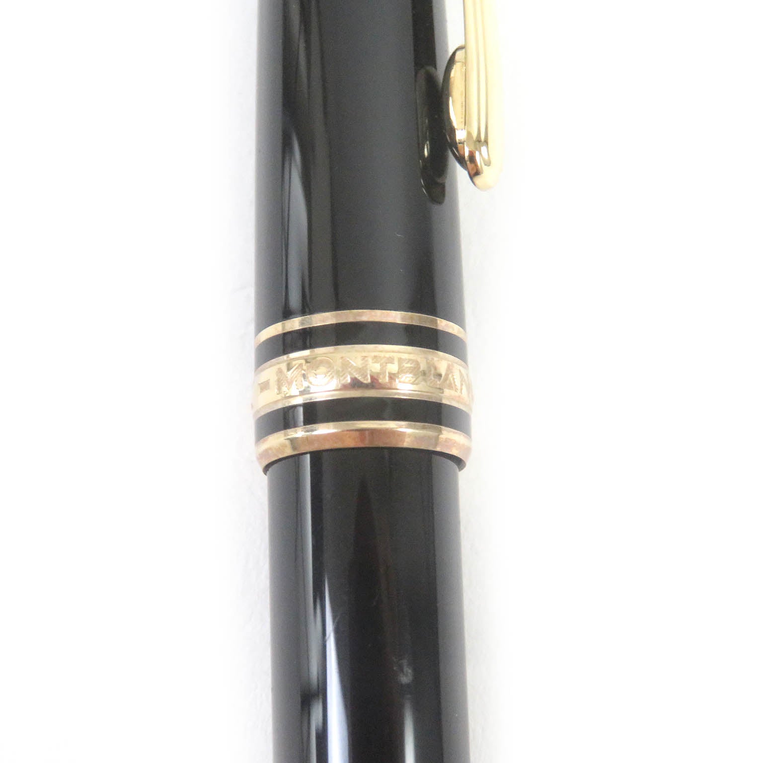 Montblanc Meisterstuck K14 EF Fountain Pen Black Gold