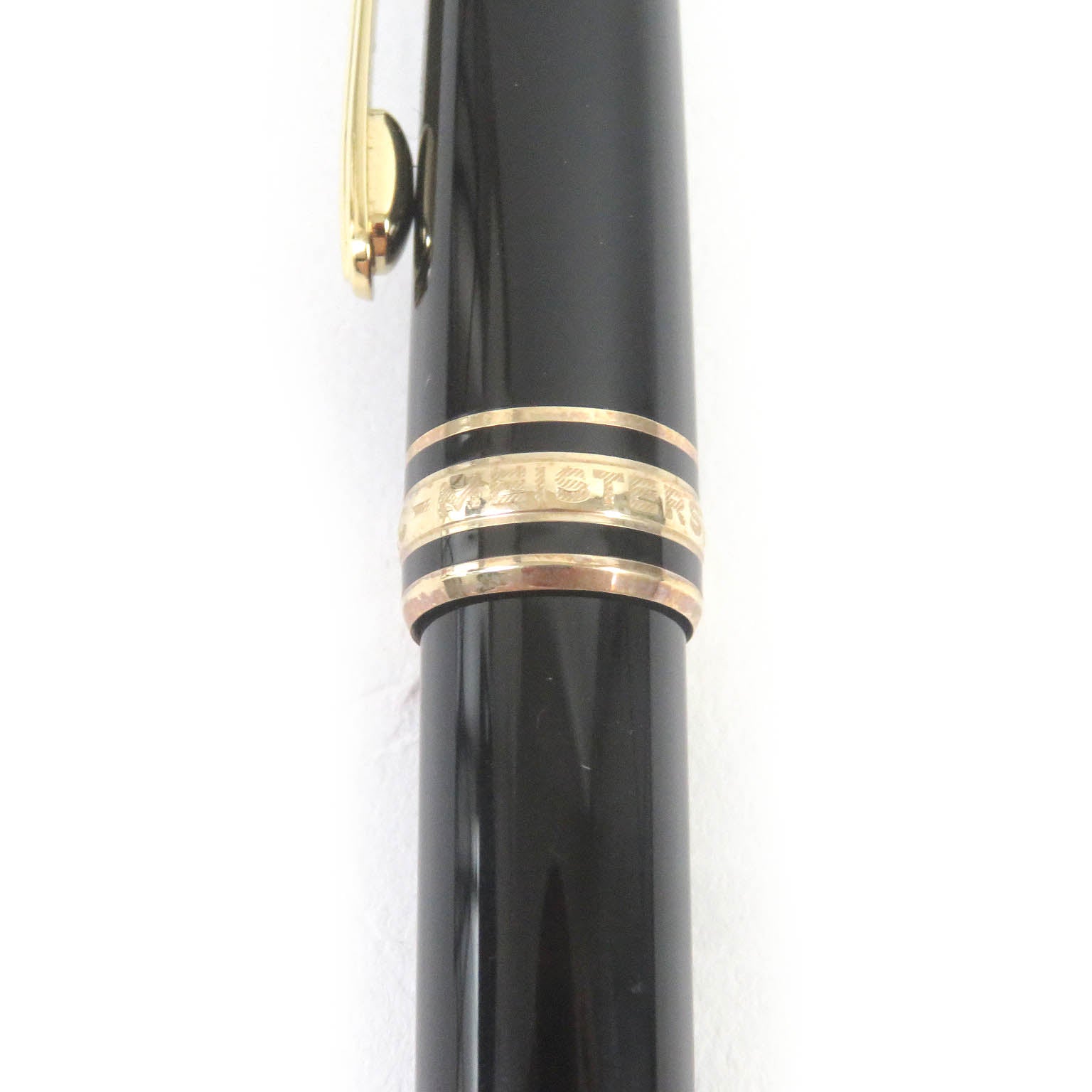 Montblanc Meisterstuck K14 EF Fountain Pen Black Gold